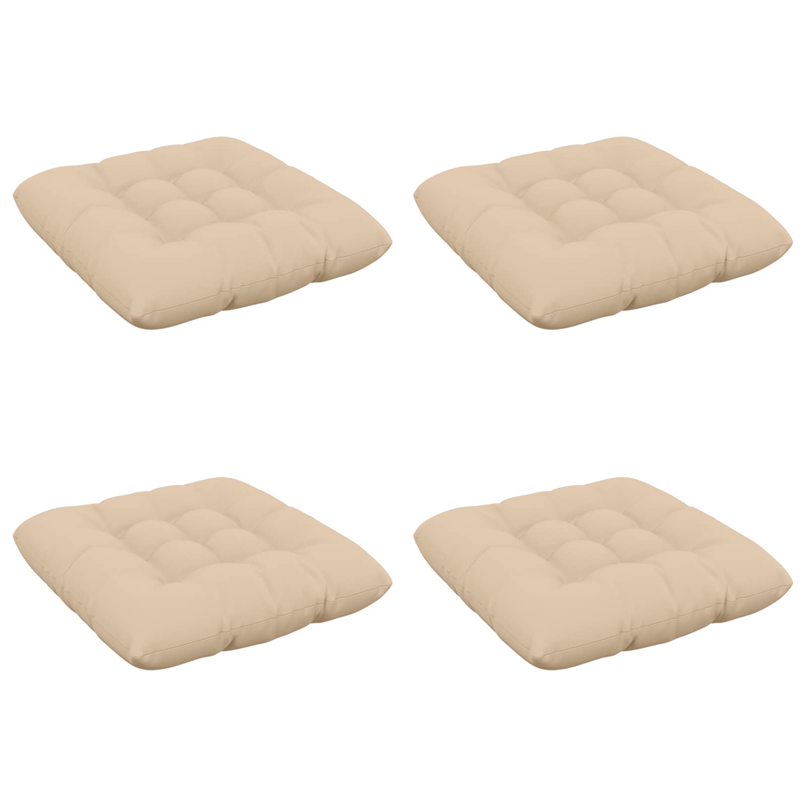 Zitkussens VIANEN 4 st 100% Polyester Crèmekleurig image 2