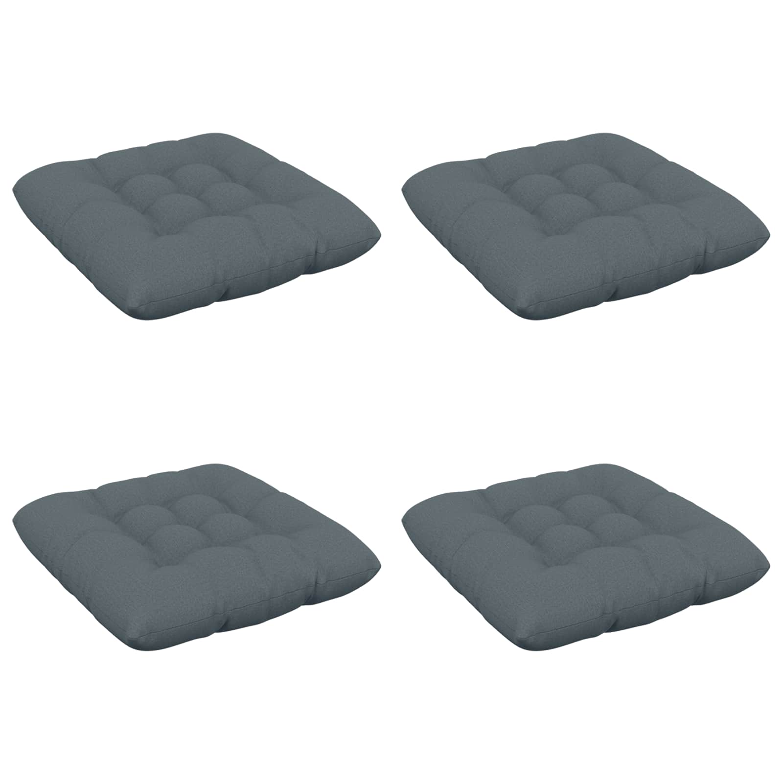 Zitkussens VIANEN 4 st 100% Polyester Blauw 50 x 50 x 12 cm image 2