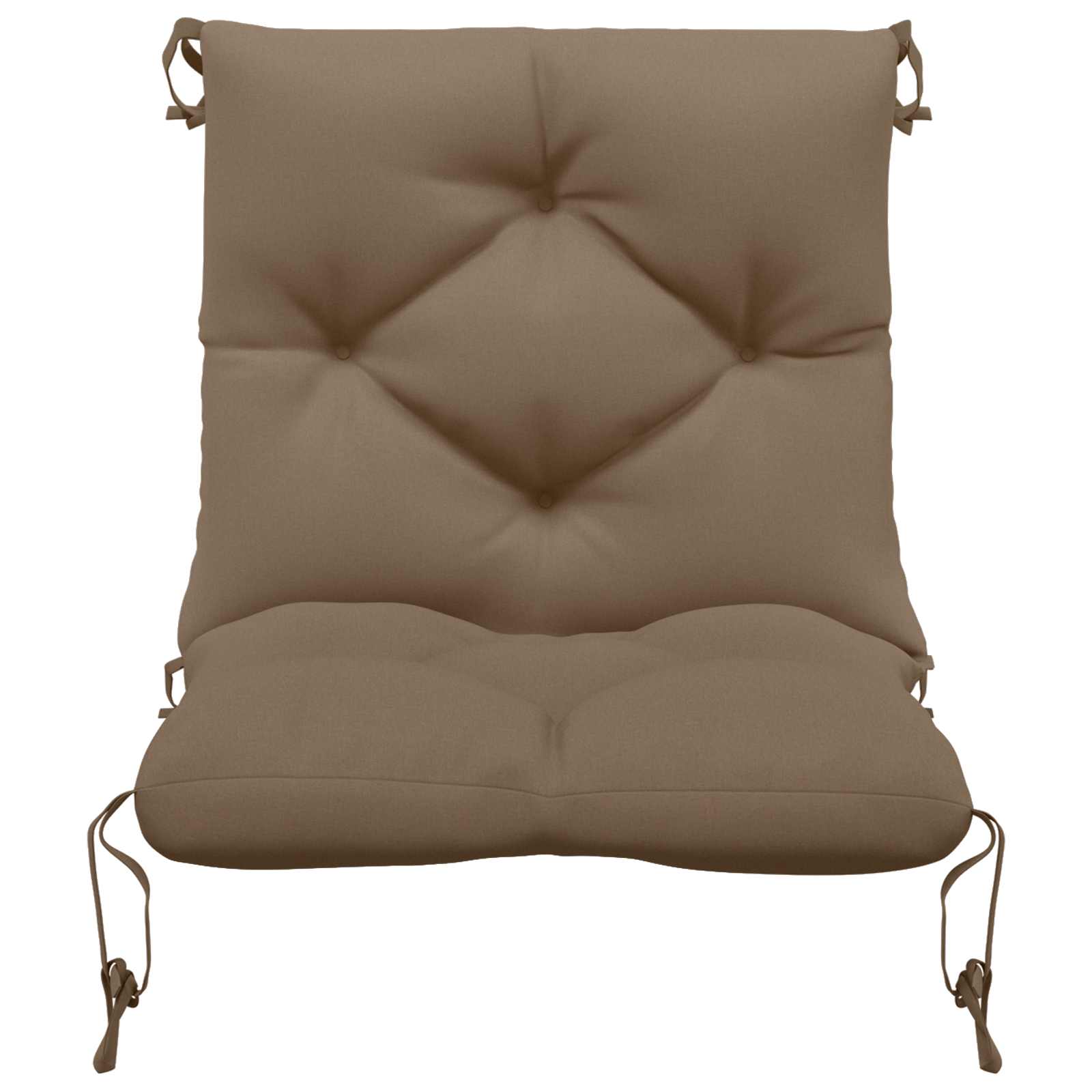 vidaXL 6-delige Palletkussens VIANEN 6 st 100% Polyester Taupe, foto 4