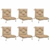 vidaXL 6-osaline palletipatjade komplekt VIANEN 6 tk 100% Pol&uuml;ester