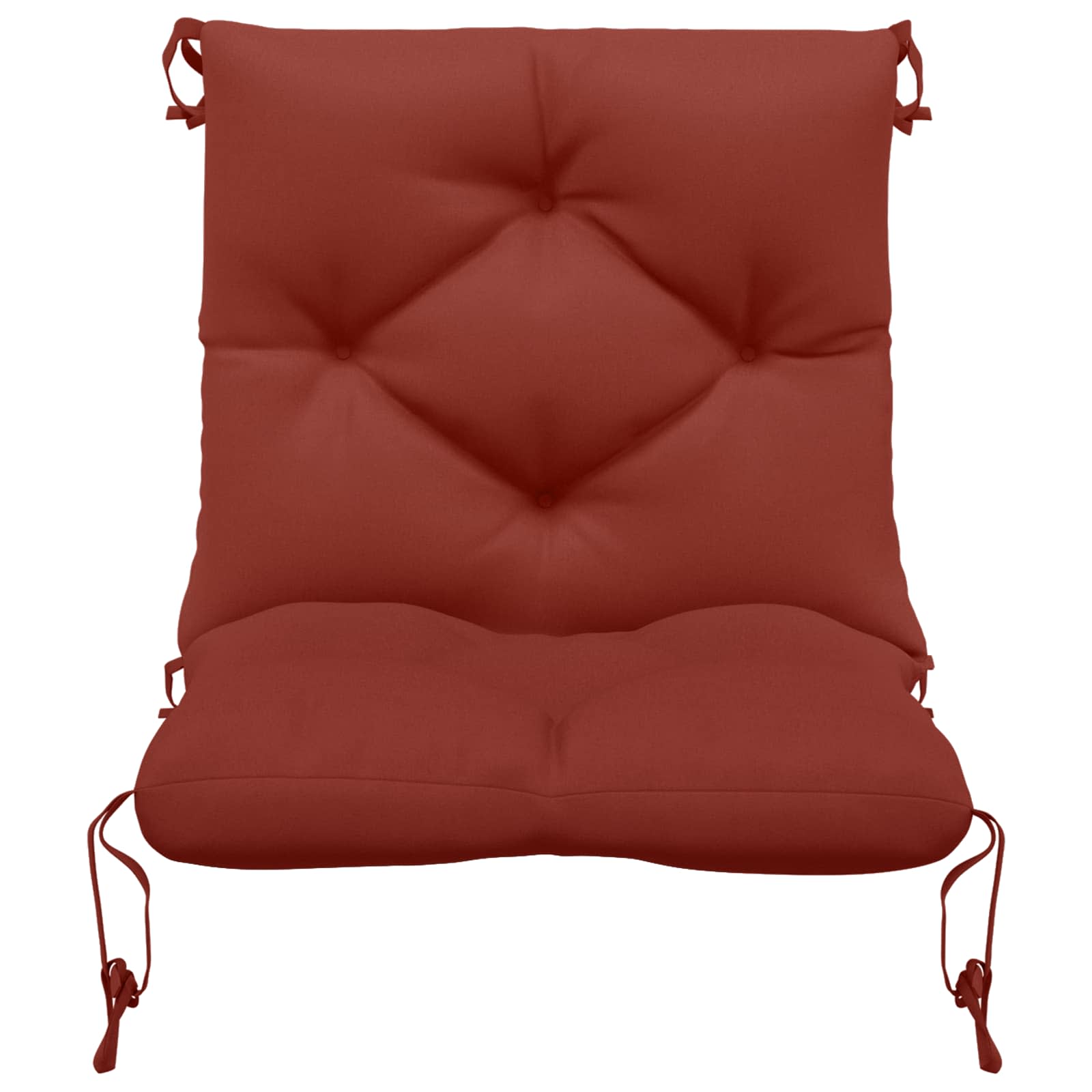 vidaXL 4-delige Palletkussens VIANEN 4 st 100% Polyester Rood, foto 4