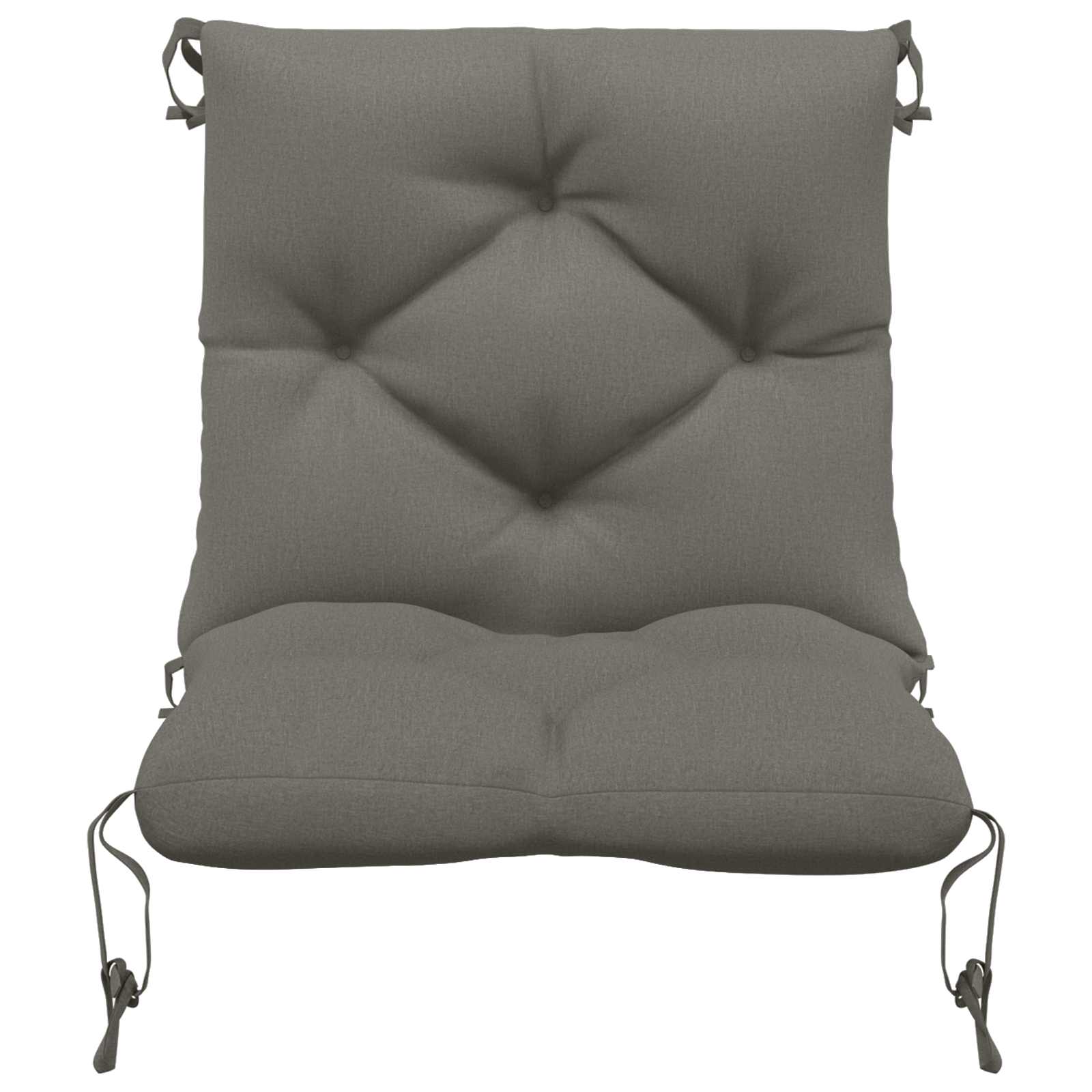 vidaXL 4-delige Palletkussens VIANEN 4 st 100% Polyester Grijs, foto 4