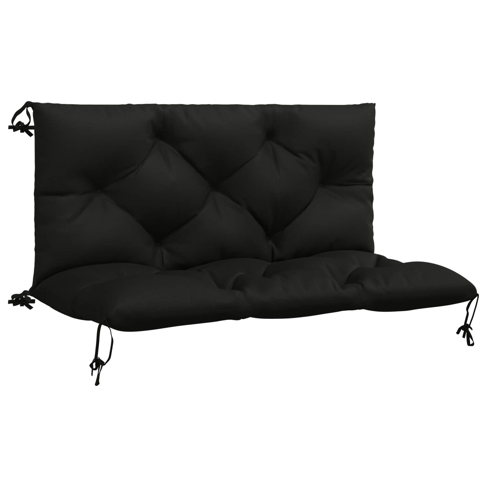 vidaXL 1-delig Palletkussen VIANEN 100% Polyester Zwart, foto 3