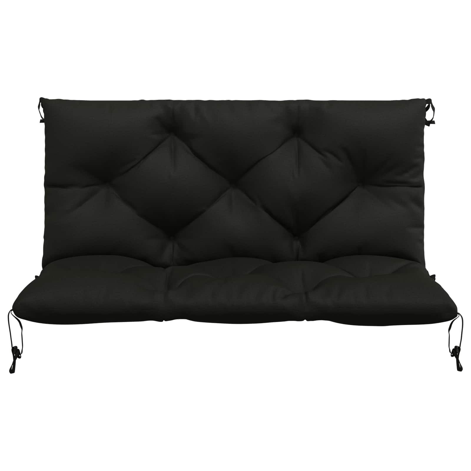 vidaXL 1-delig Palletkussen VIANEN 100% Polyester Zwart, foto 4