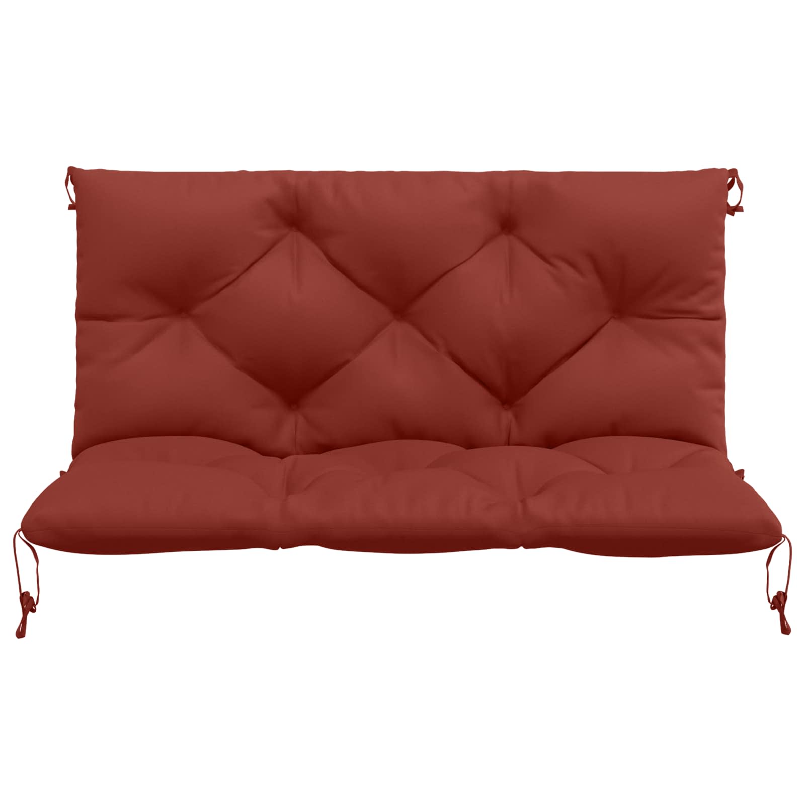 vidaXL 1-delig Palletkussen VIANEN 100% Polyester Rood, foto 4