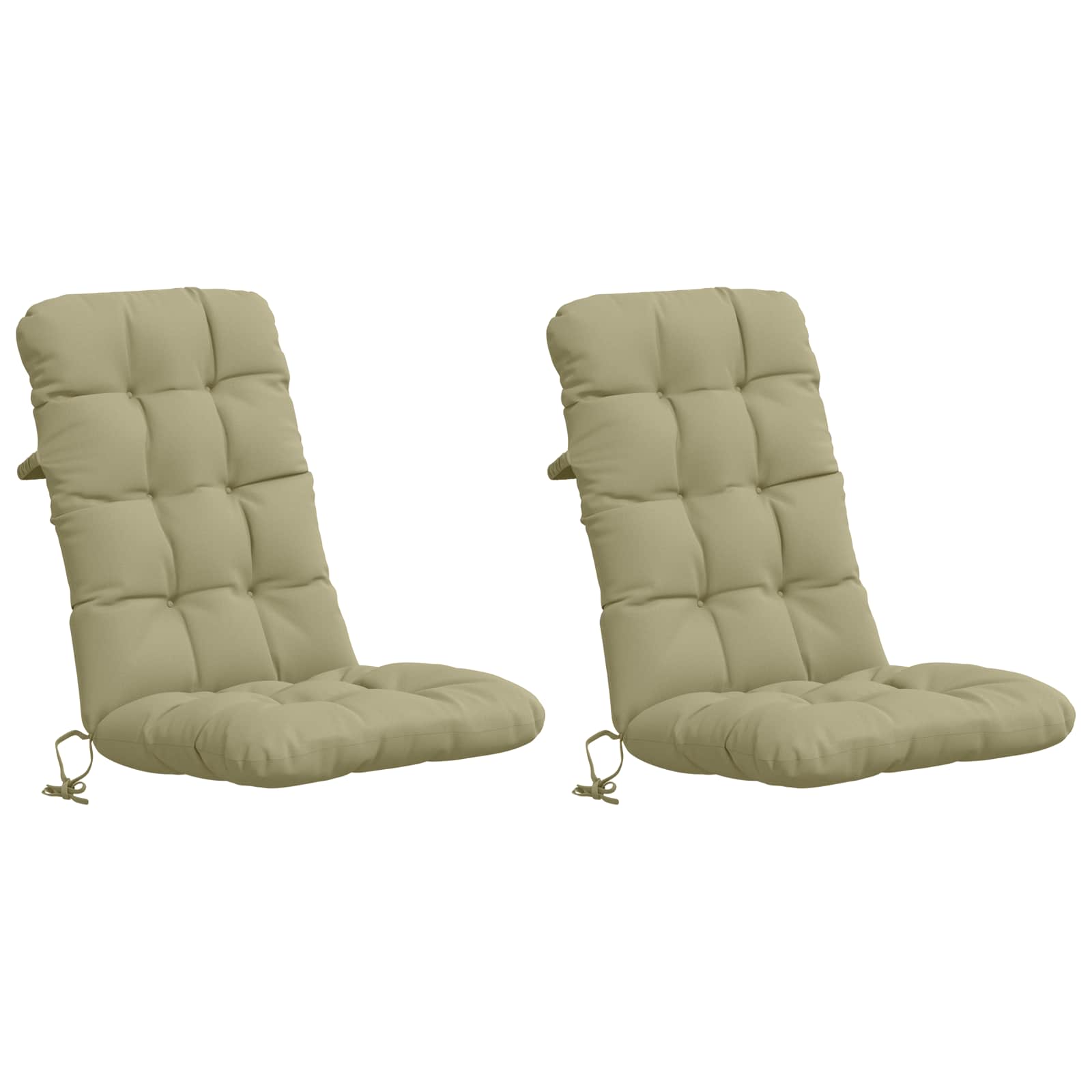 2-delige Hoogrug Kussen VIANEN 2 pcs 100% Polyester Lichtgroen image 1