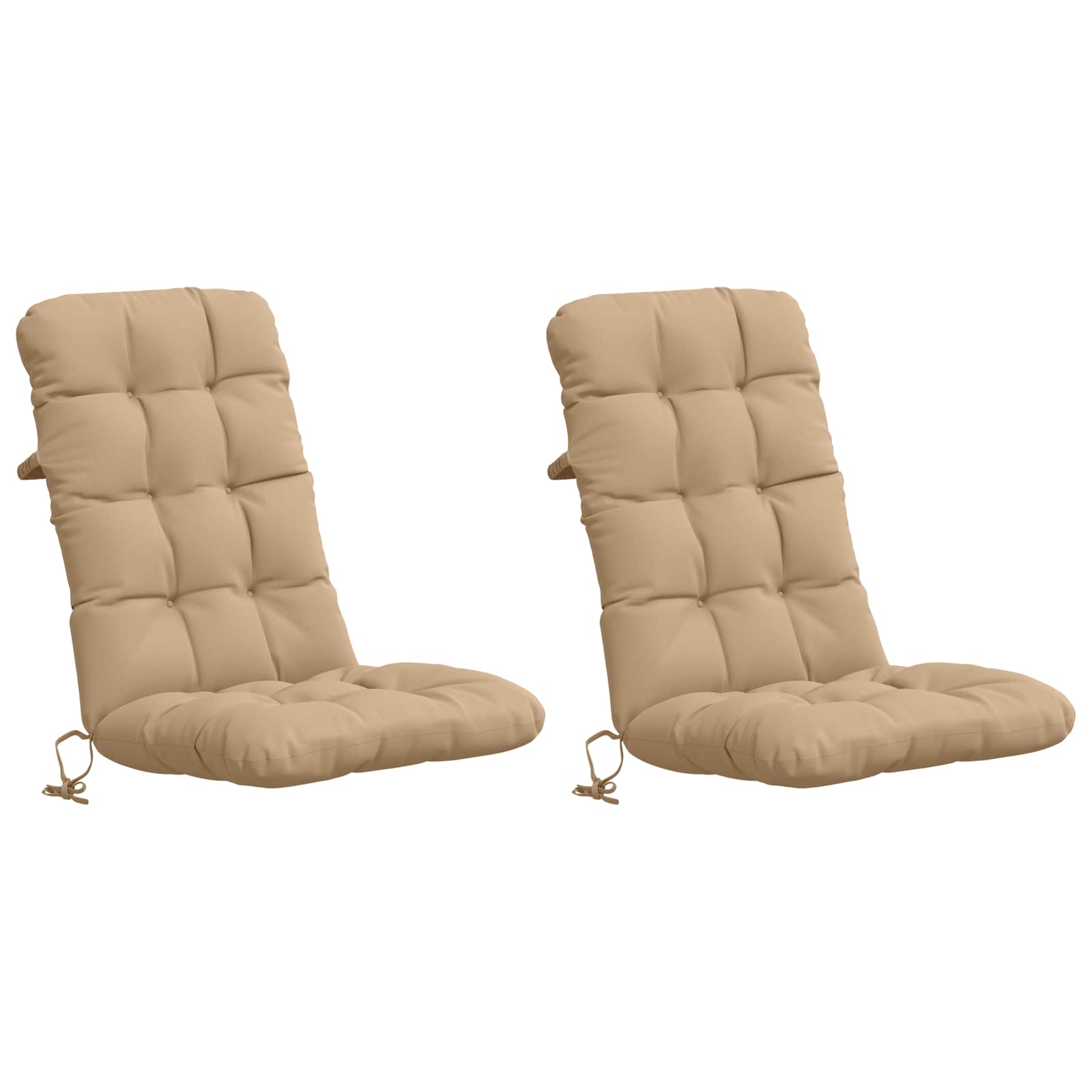 2-delige Hoogrug Kussen VIANEN 2 pcs 100% Polyester Zand image 1