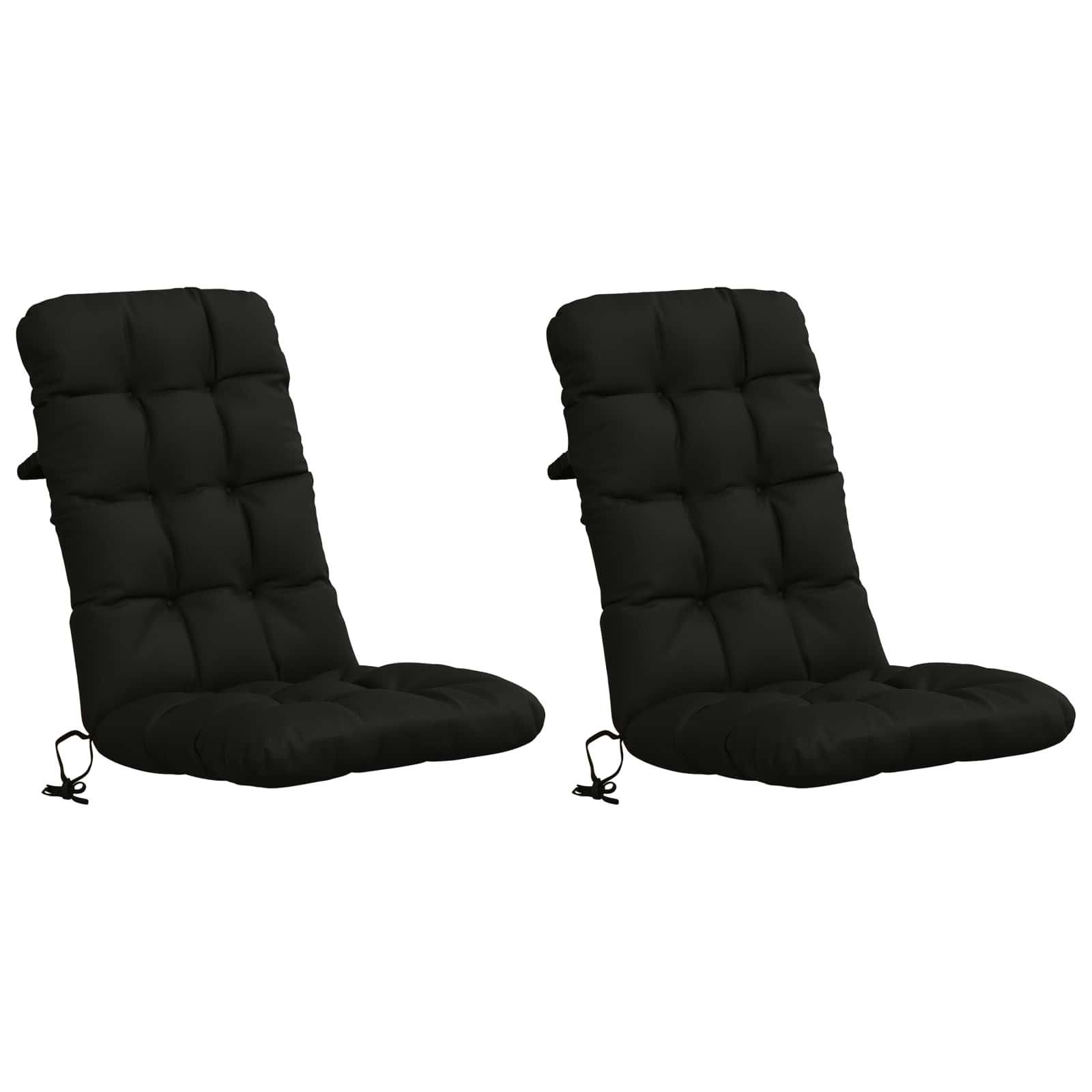 2-delige Hoogrug Kussen VIANEN 2 pcs 100% Polyester Zwart image 1