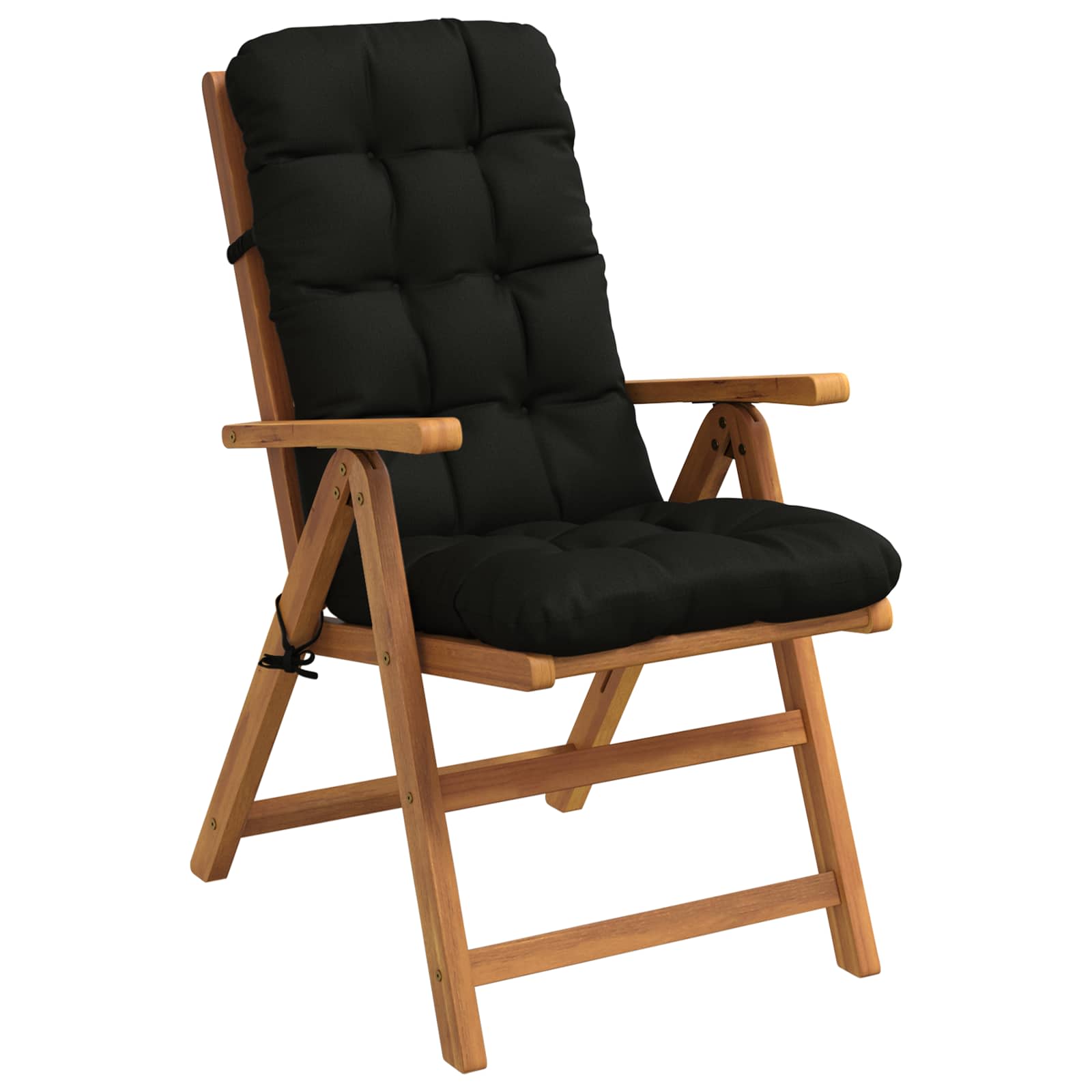 2-delige Hoogrug Kussen VIANEN 2 pcs 100% Polyester Zwart image 2