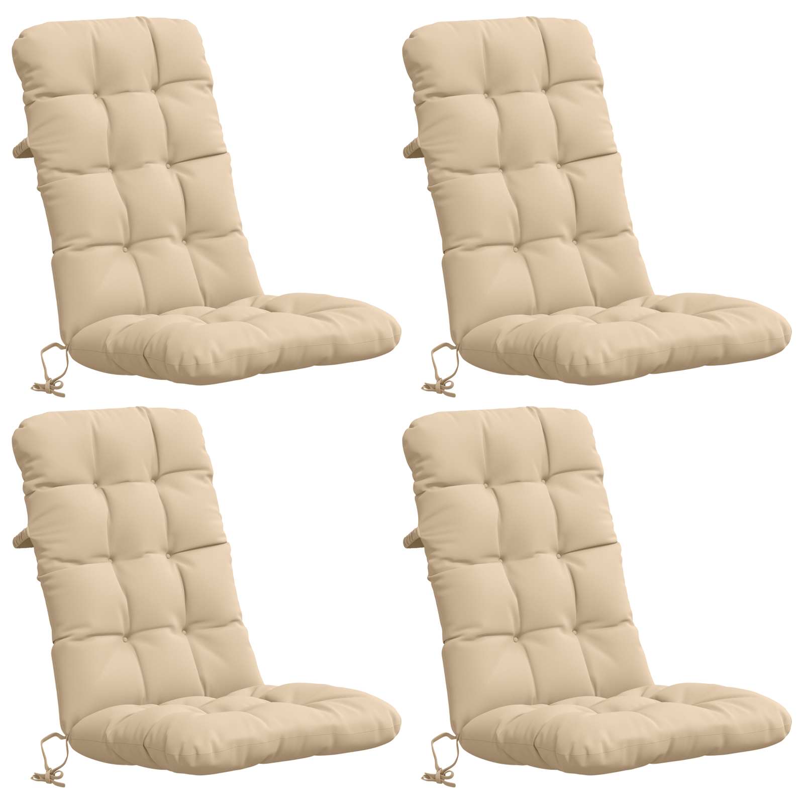 4-delige Hoogrug Kussen VIANEN 4 pcs 100% Polyester image 1