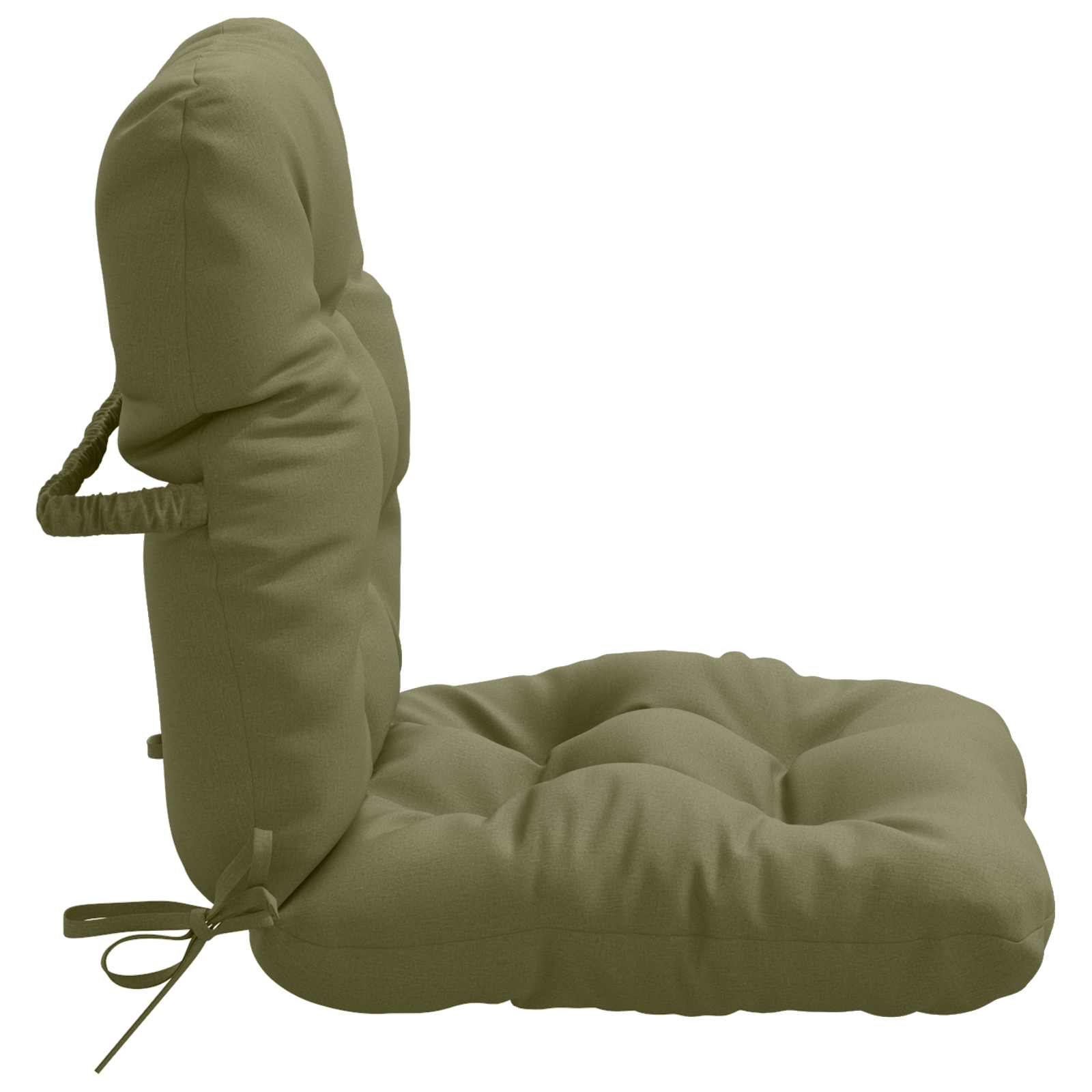 4-delige Hoogrug Kussen VIANEN 4 pcs 100% Polyester Olijfgroen image 4