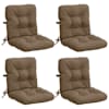 vidaXL 4-T&uuml;kiline K&otilde;rge Seljatoega Toolipatjade Komplekt VIANEN 4 tk