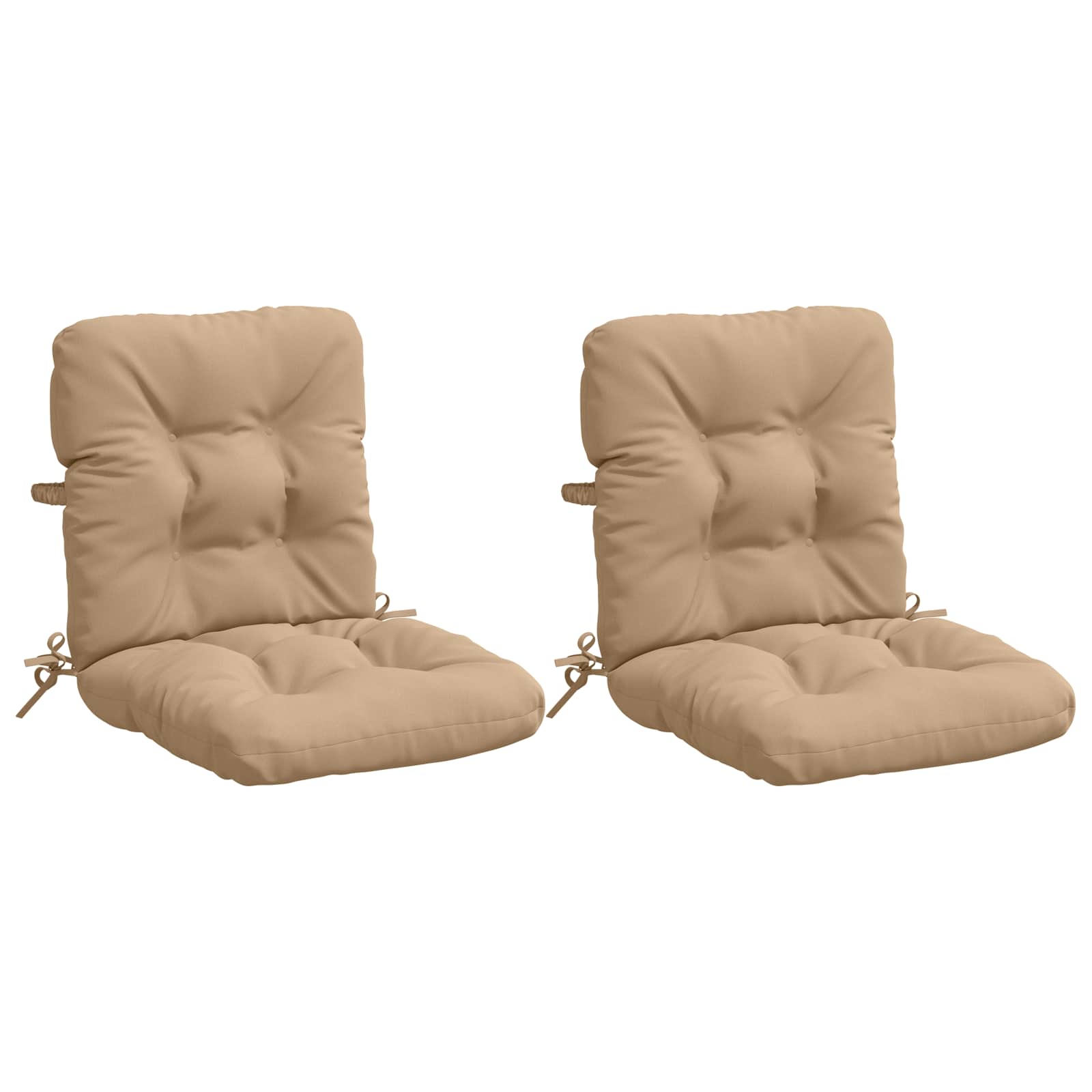 2-delige Hoogrug Kussen VIANEN 2 pcs 100% Polyester Zand image 1