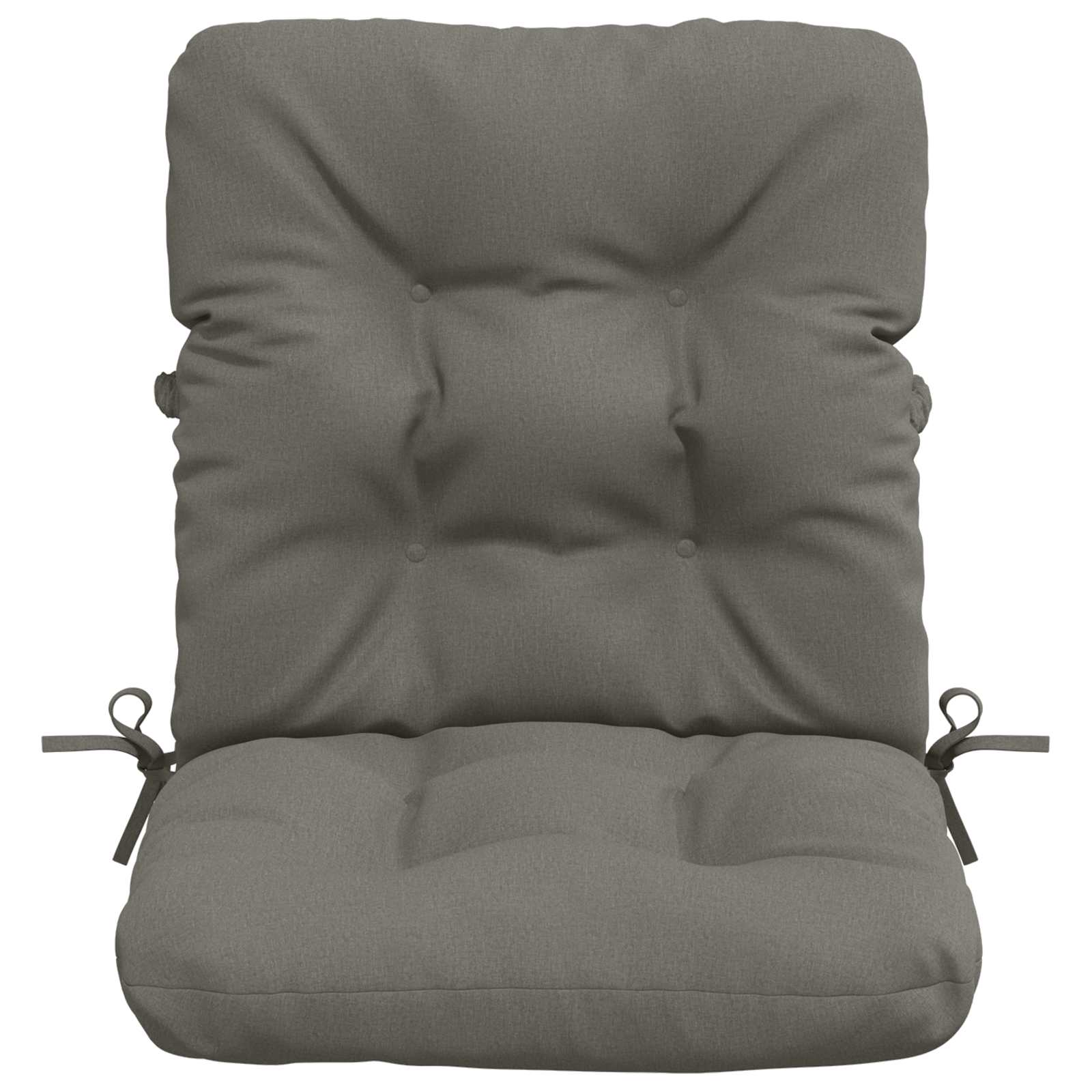 vidaXL 2-delige Hoogrug Kussen VIANEN 2 st 100% Polyester Grijs, foto 4