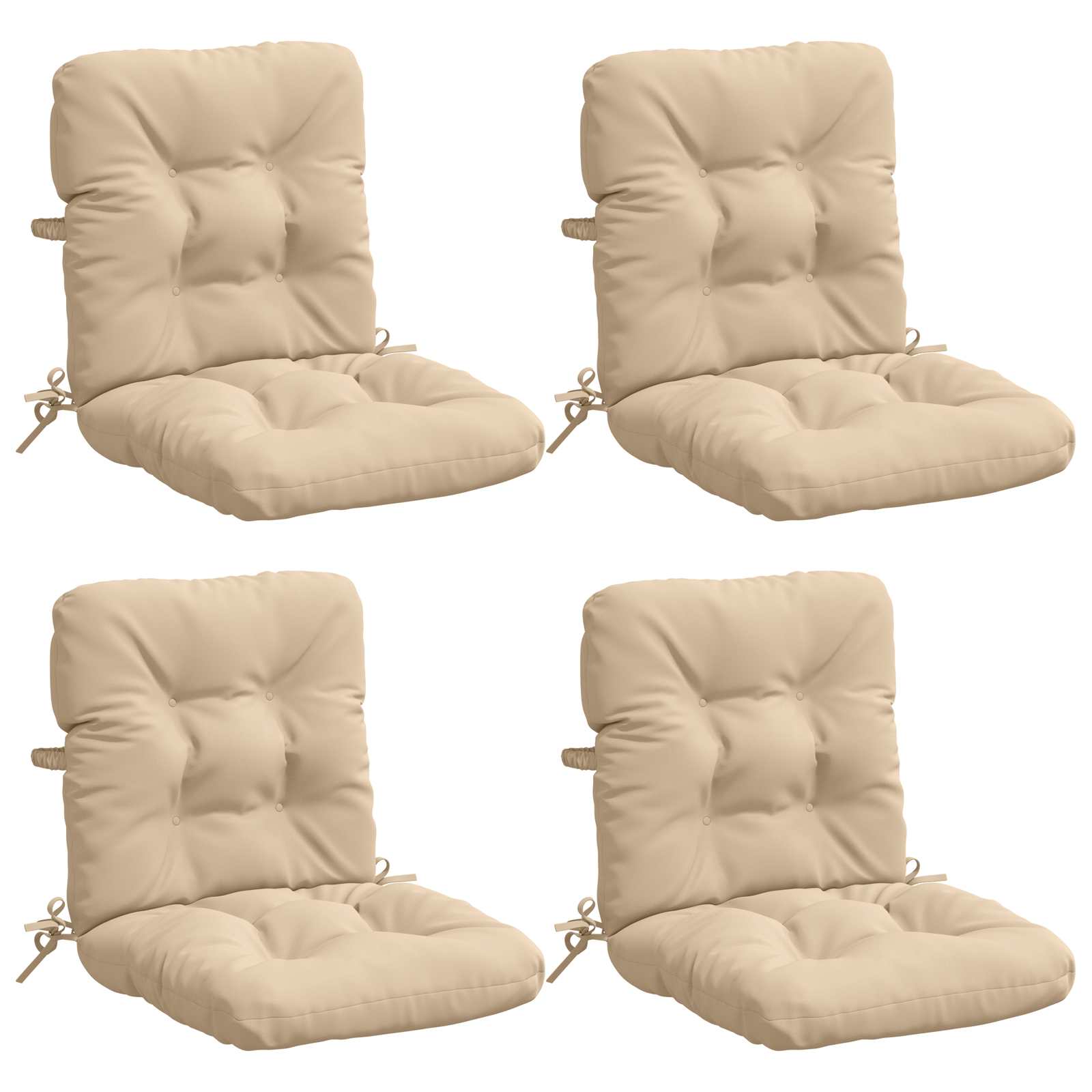 4-delige Hoogrug Kussen VIANEN 4 pcs 100% Polyester image 1