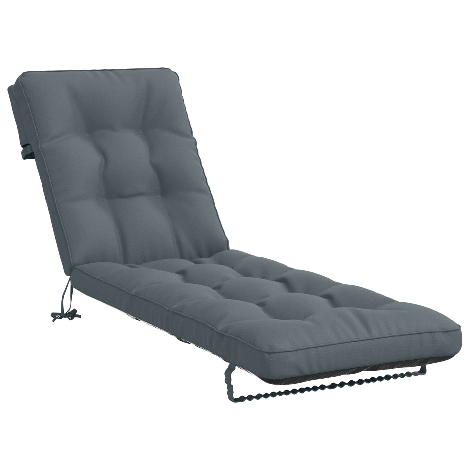 Ligstoel Kussen VIANEN 100% Polyester Blauw 200 x 55 x 8 cm image 1