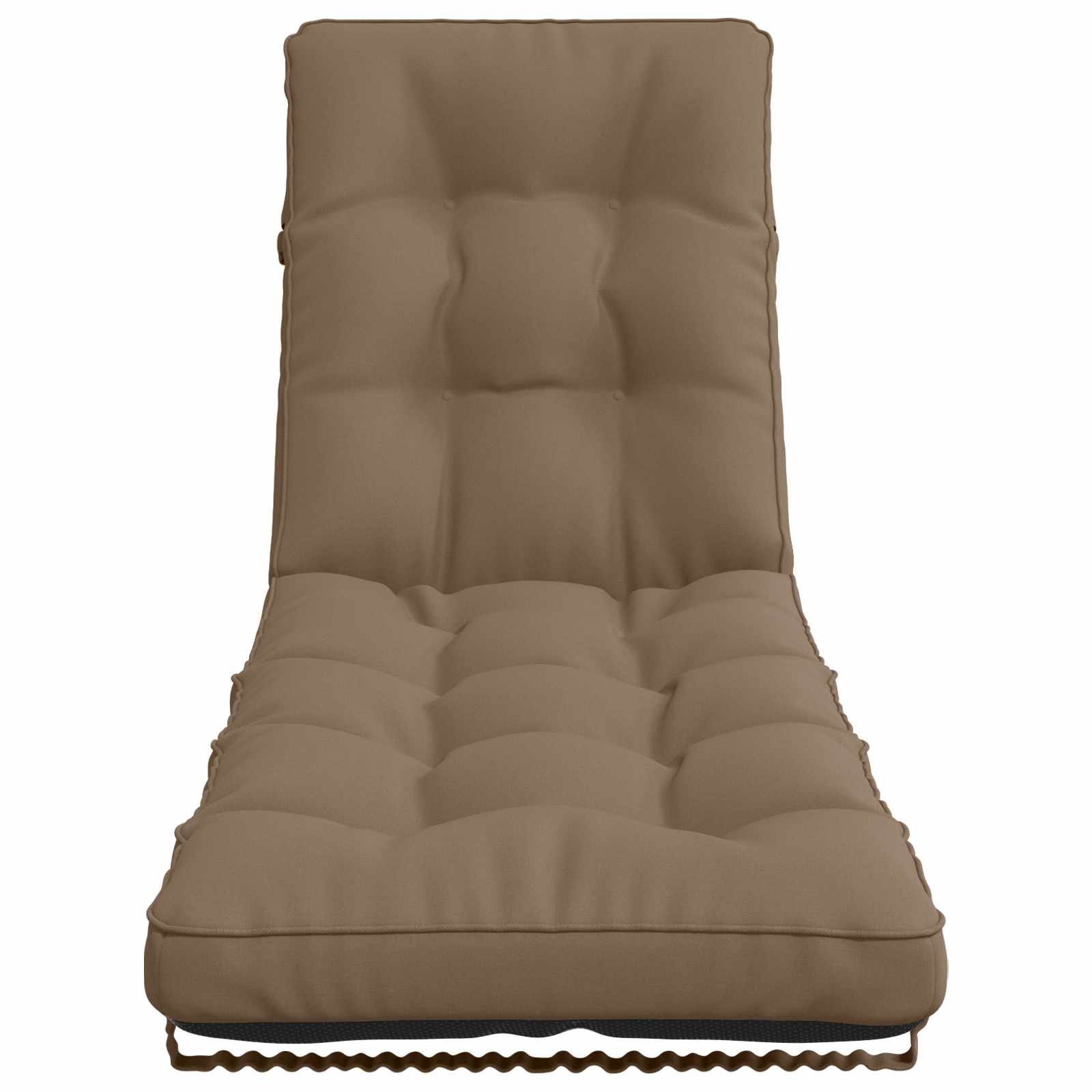 Ligstoel Kussen VIANEN 100% Polyester Taupe 200 x 60 x 8 cm image 3