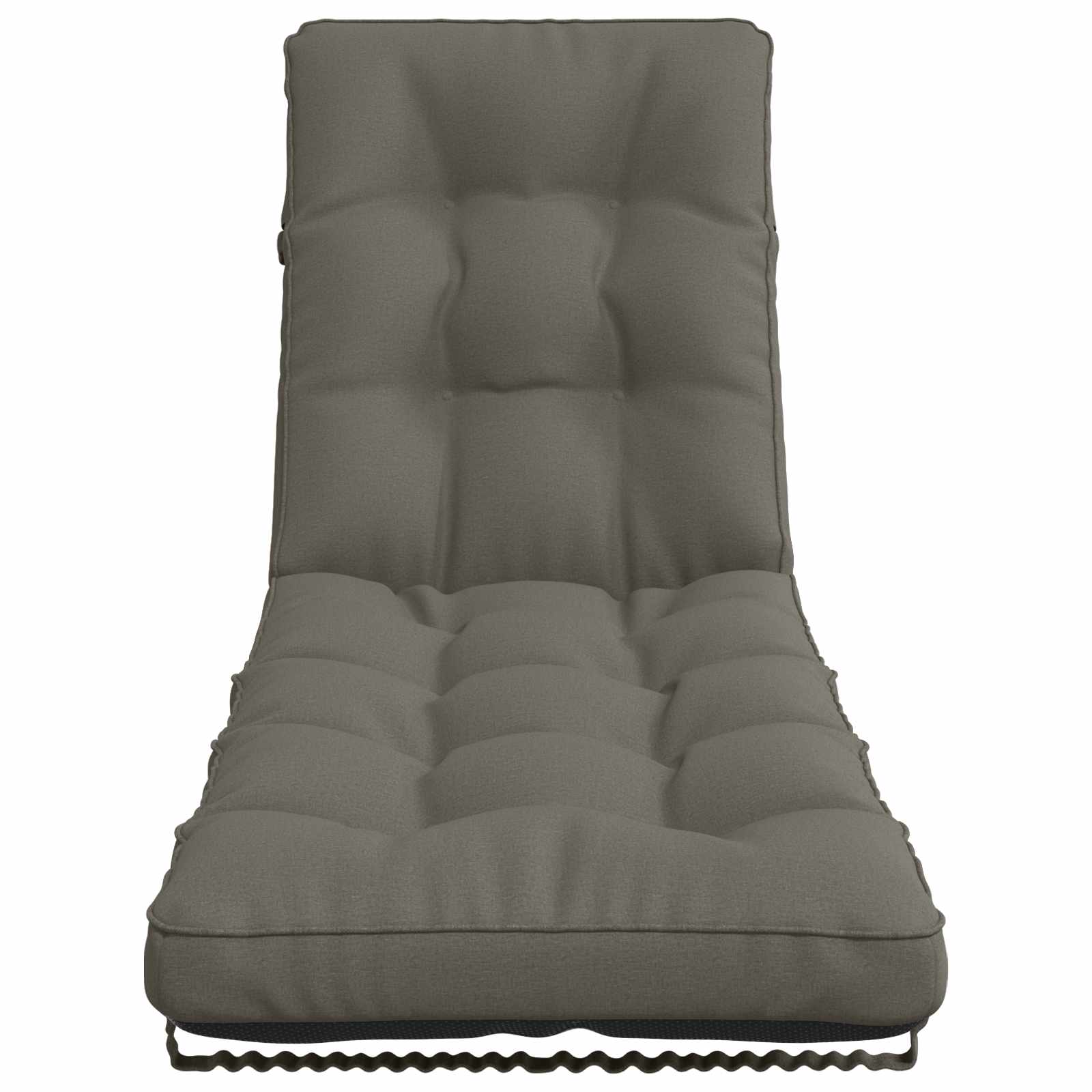 Ligstoel Kussen VIANEN 100% Polyester Grijs 200 x 60 x 8 cm image 3