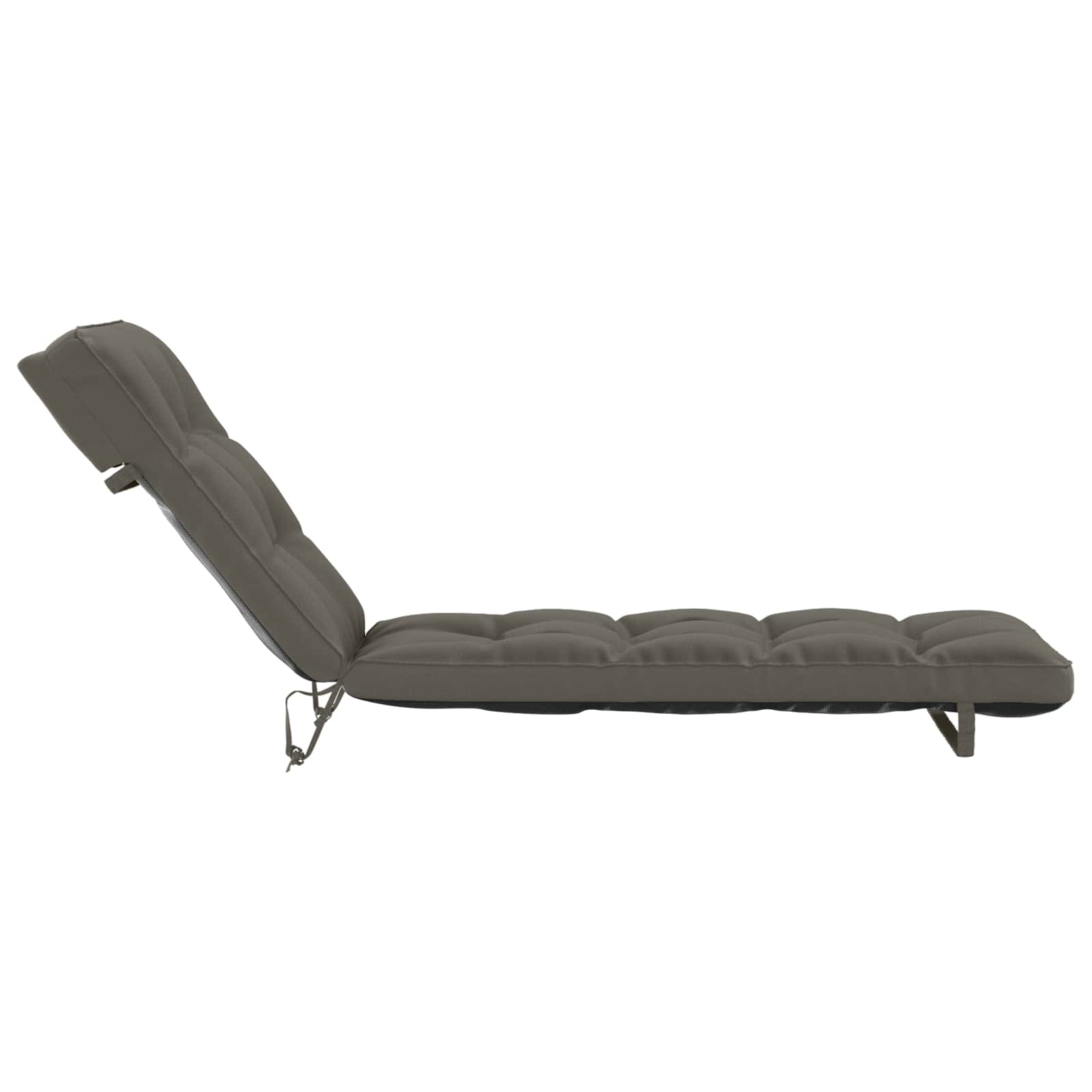 Ligstoel Kussen VIANEN 100% Polyester Grijs 200 x 60 x 8 cm image 4