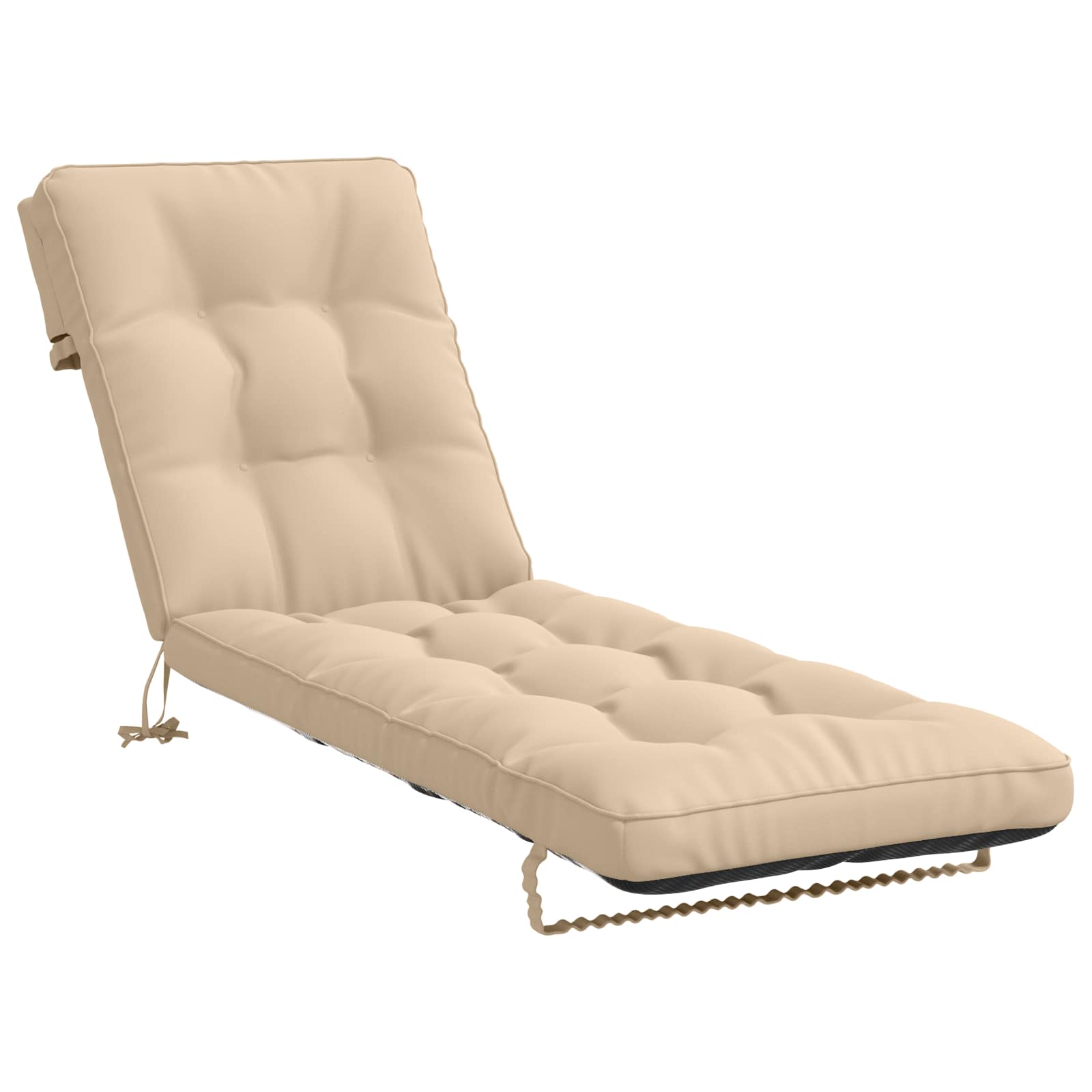 Ligstoel Kussen VIANEN 100% Polyester Crèmekleurig image 1