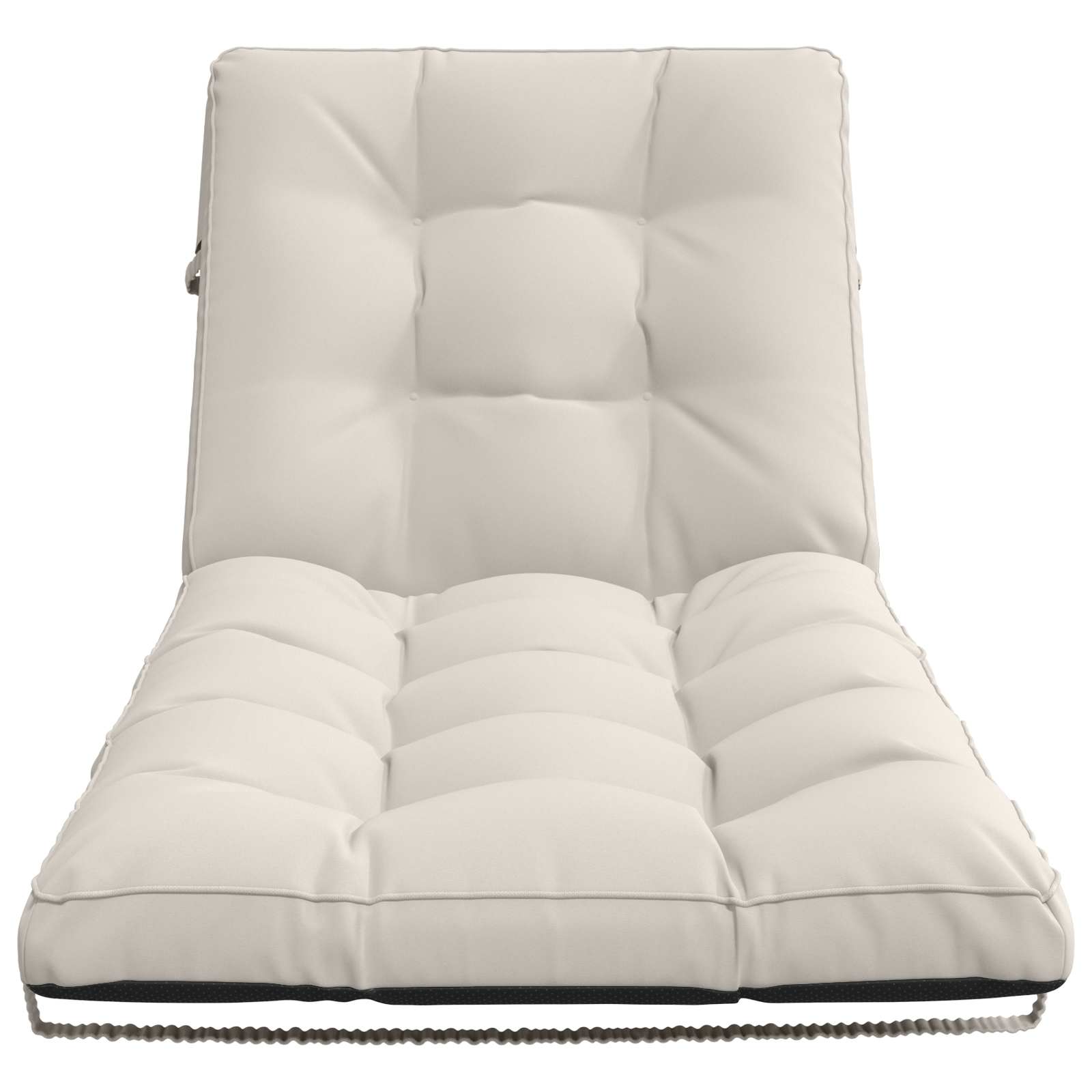 Ligstoel Kussen VIANEN 100% Polyester Wit 200 x 70 x 8 cm image 3