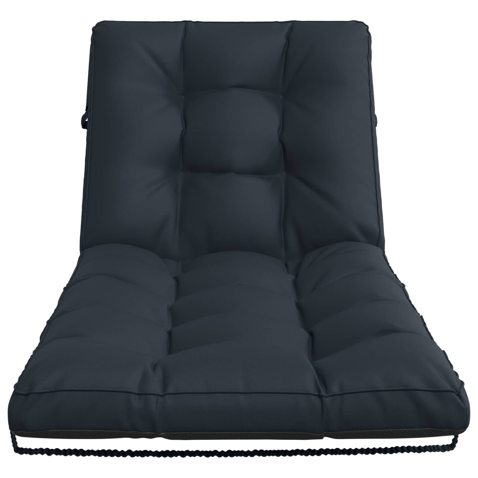 vidaXL Ligstoel Kussen VIANEN 100% Polyester Donkerblauw blauw, foto 4
