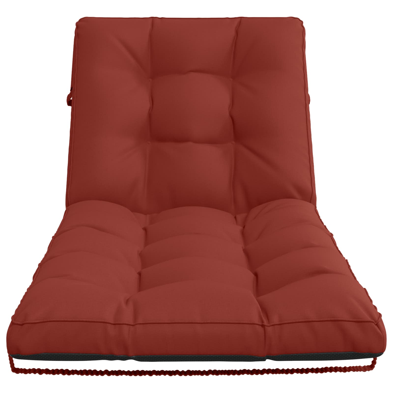 Ligstoel Kussen VIANEN 100% Polyester Rood 200 x 80 x 8 cm image 3