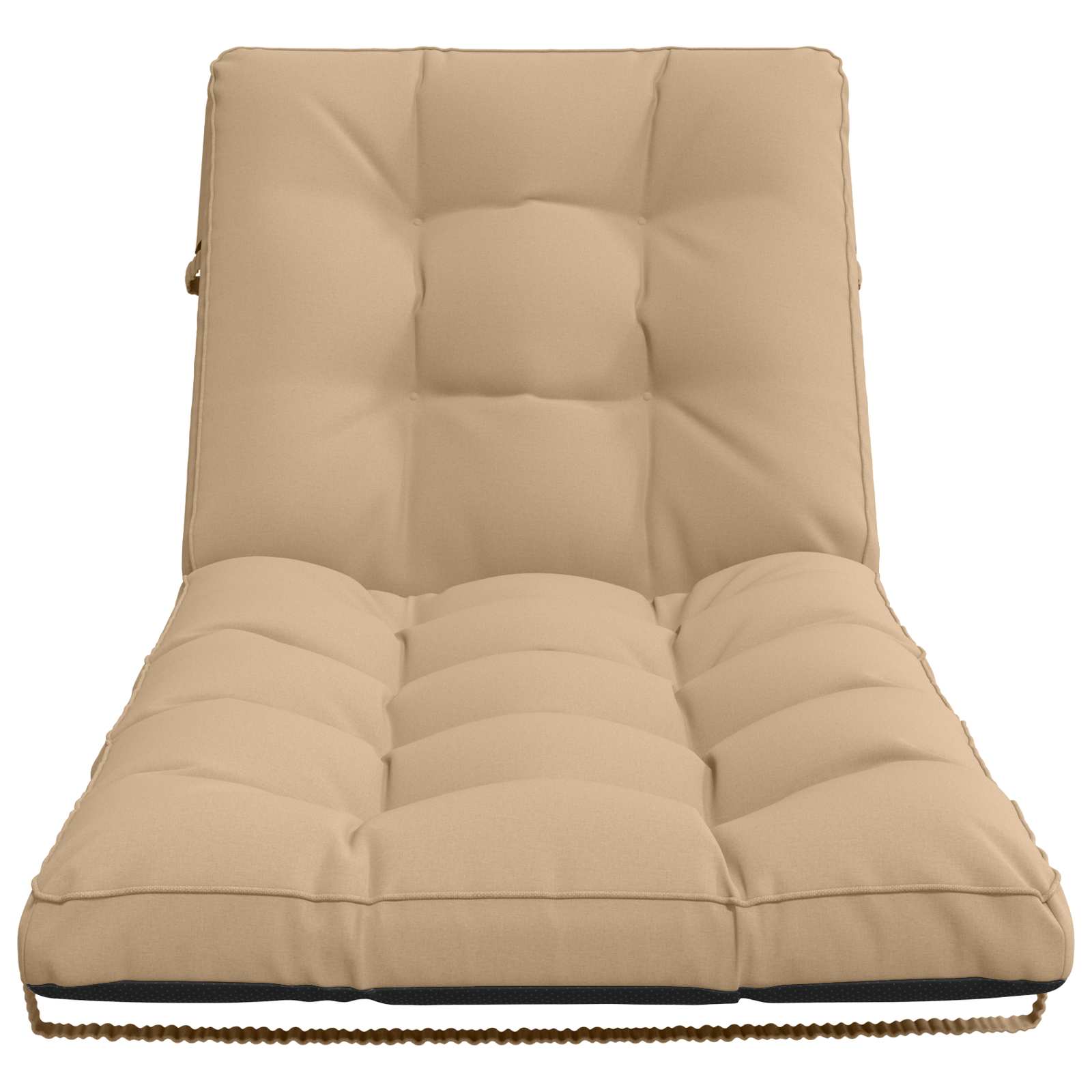 Ligstoel Kussen VIANEN 100% Polyester Zand 200 x 90 x 8 cm image 3