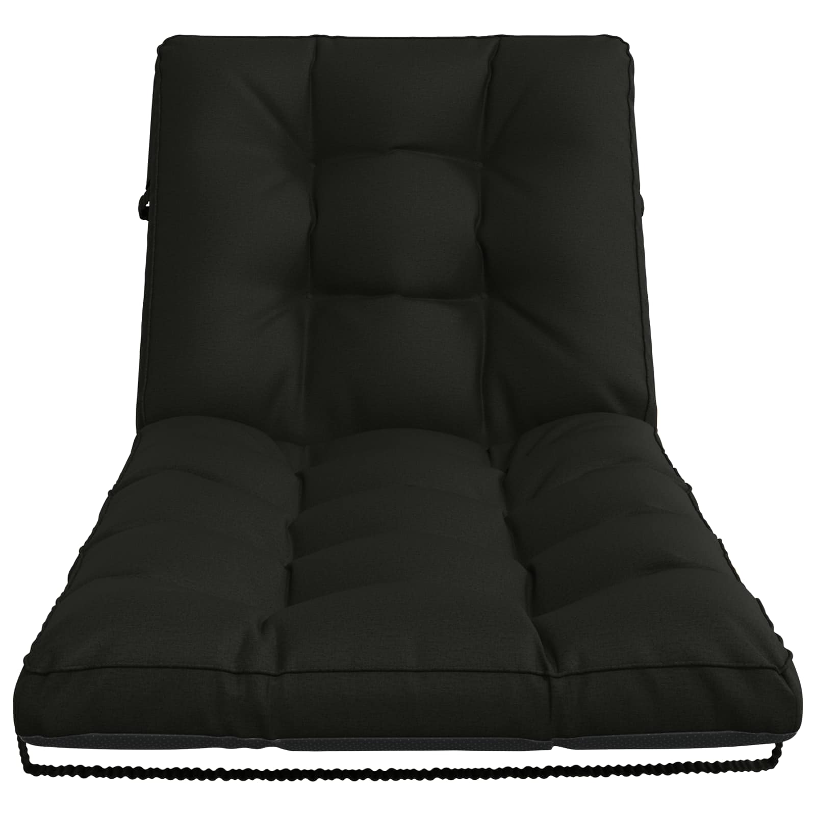 Ligstoel Kussen VIANEN 100% Polyester Zwart 200 x 90 x 8 cm image 3