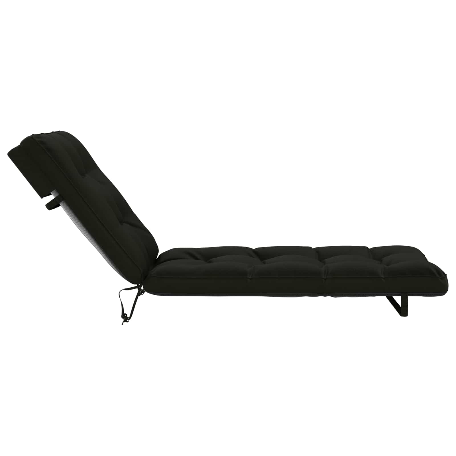 Ligstoel Kussen VIANEN 100% Polyester Zwart 200 x 90 x 8 cm image 4