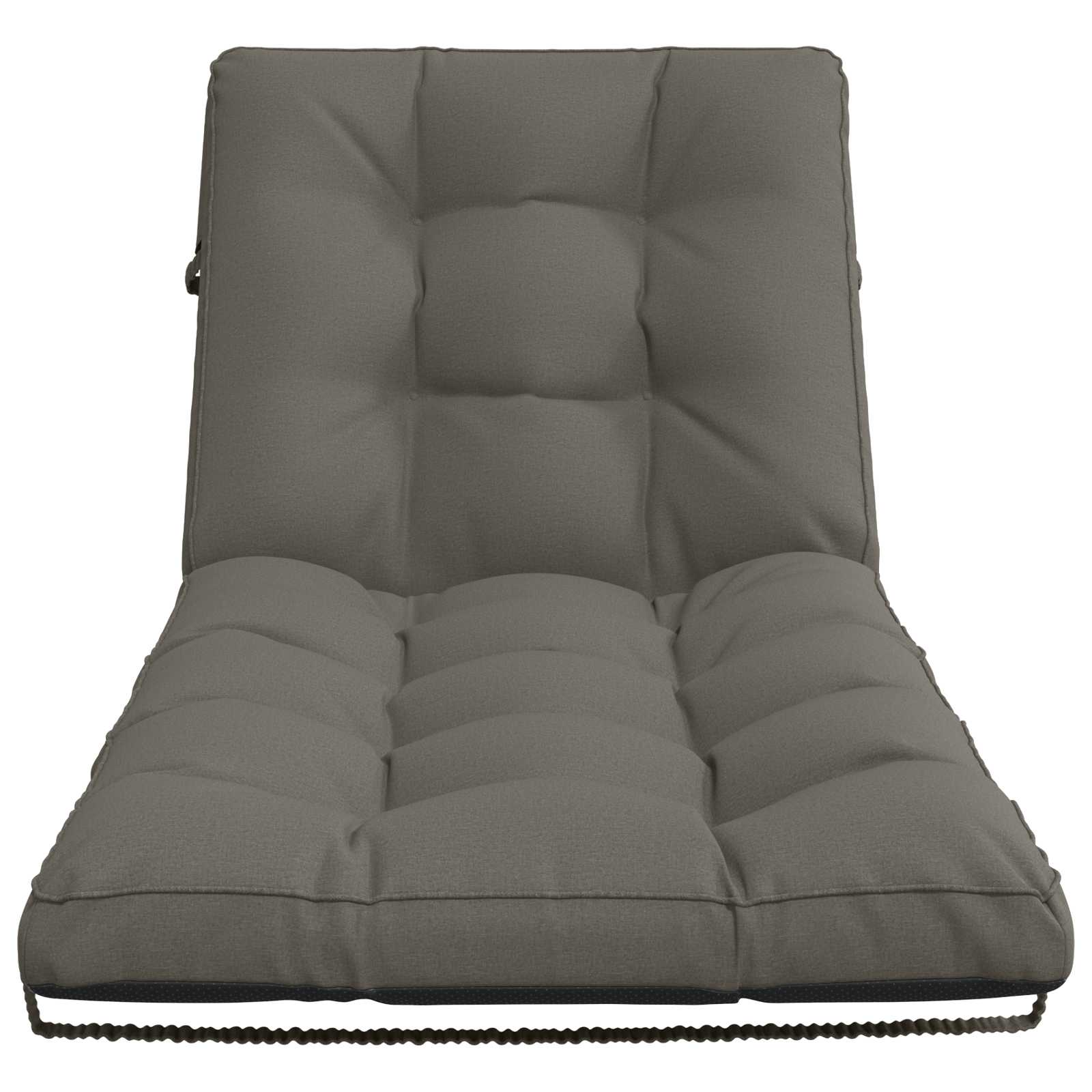 Ligstoel Kussen VIANEN 100% Polyester Grijs 200 x 90 x 8 cm image 3