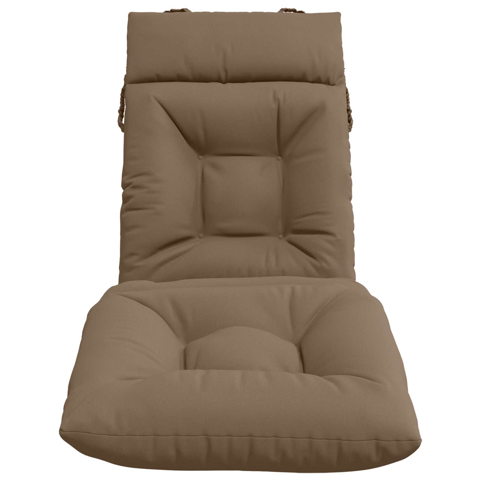 Ligstoel Kussen VIANEN 100% Polyester Taupe 200 x 60 x 8 cm image 3