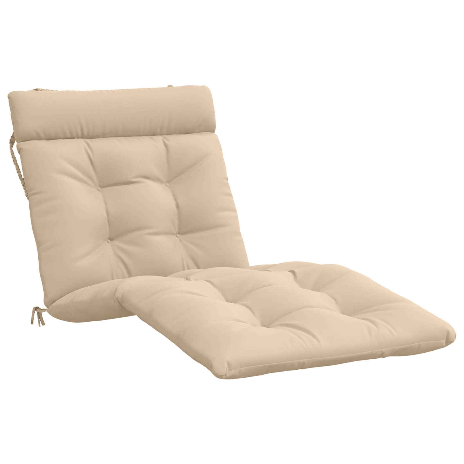 Ligstoel Kussen VIANEN 100% Polyester Crèmekleurig image 1