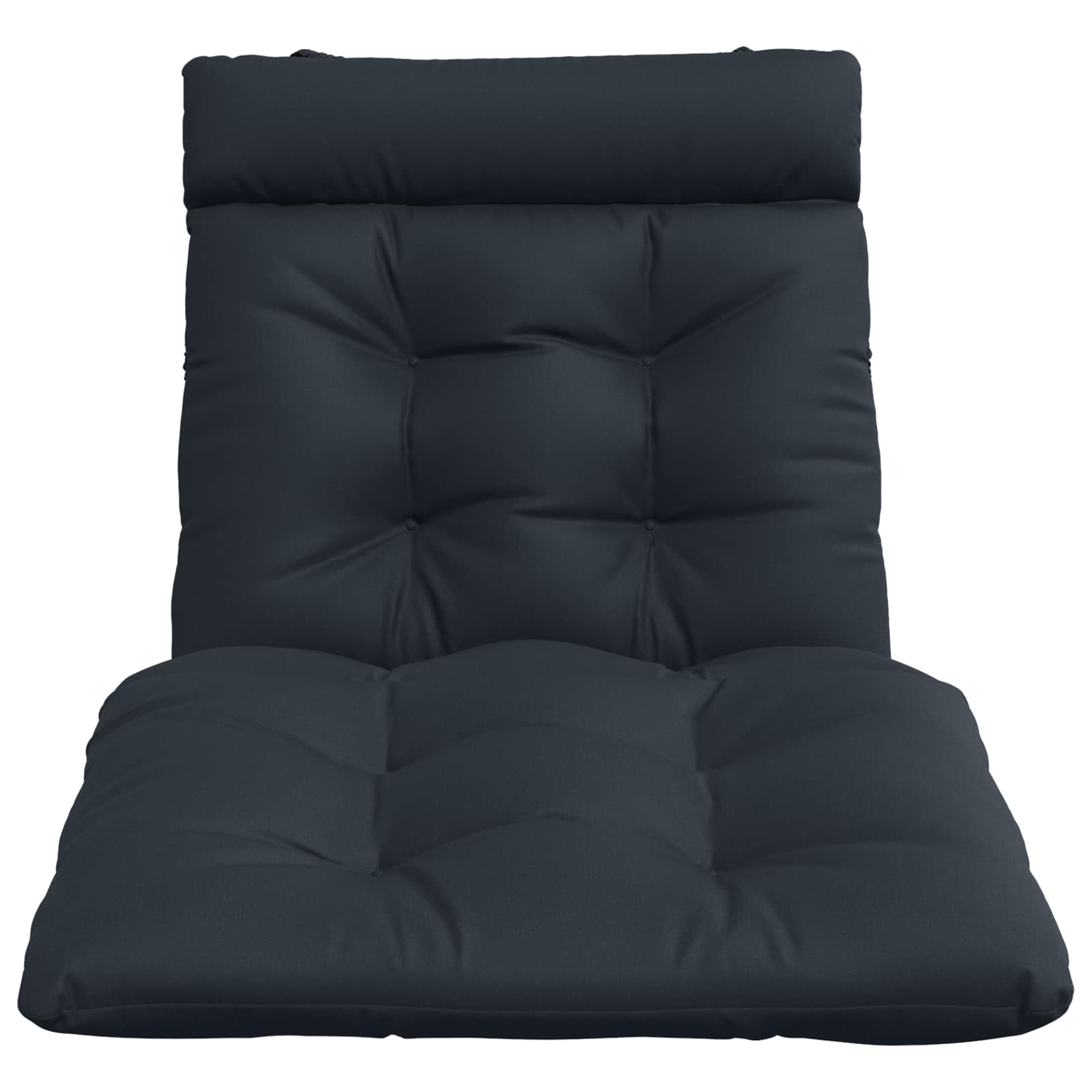 vidaXL Ligstoel Kussen VIANEN 100% Polyester Donkerblauw blauw, foto 4