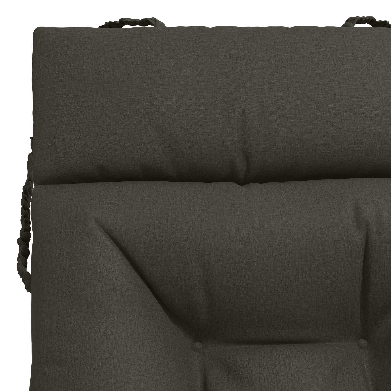 Ligstoel Kussen VIANEN 100% Polyester Antraciet 200 x 80 x 8 cm image 5