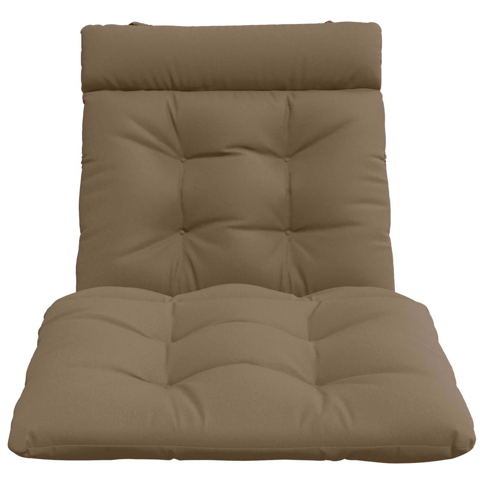 Ligstoel Kussen VIANEN 100% Polyester Taupe 200 x 90 x 8 cm image 3