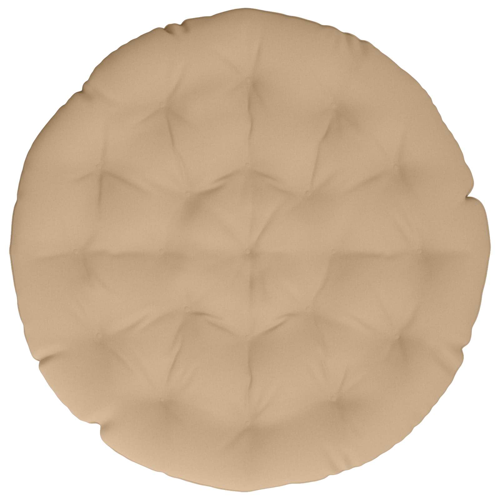 Papasan Stoel Kussen VIANEN 100% Polyester Zand Ø 130 x 12 cm image 2