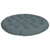 vidaXL Papasan tooli vaip VIANEN 100% Pol&uuml;ester Sinine &Oslash; 130 x 12 cm