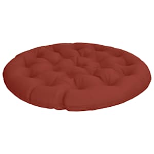 vidaXL Papasan tooli vaip VIANEN 100% Pol&uuml;ester Punane &Oslash; 130 x 12 cm