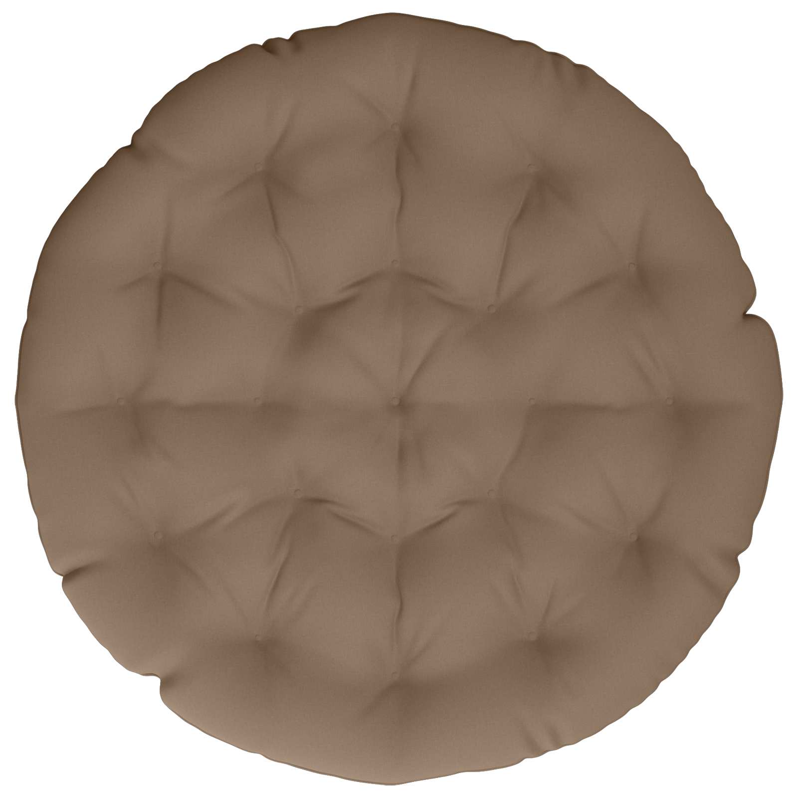 Papasan Stoel Kussen VIANEN 100% Polyester Taupe Ø 120 x 12 cm image 2