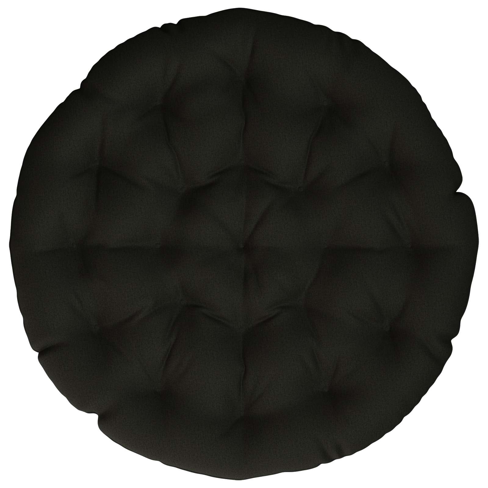 Papasan Stoel Kussen VIANEN 100% Polyester Zwart Ø 120 x 12 cm image 2