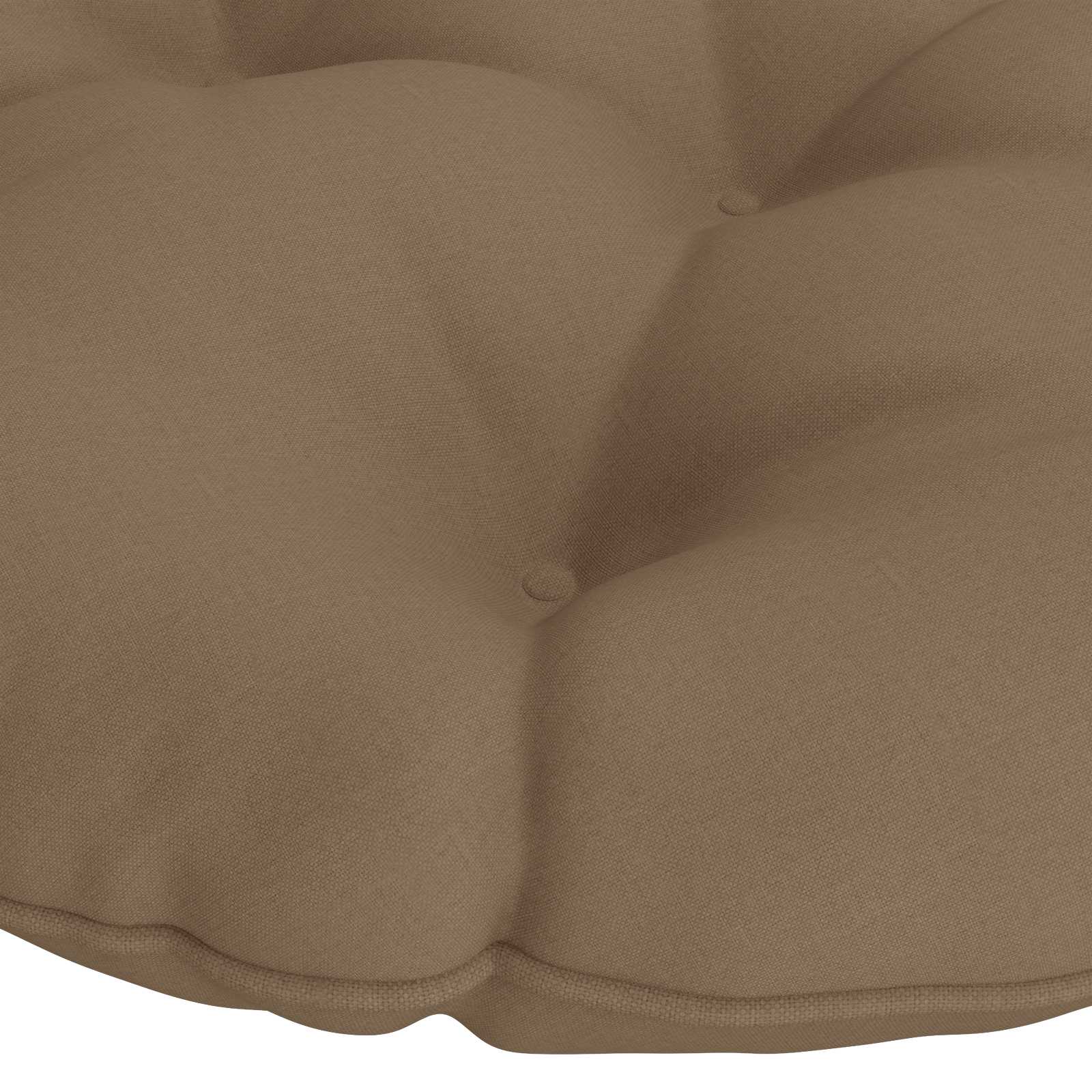 Papasan Stoel Kussen VIANEN 100% Polyester Taupe Ø 100 x 12 cm image 3