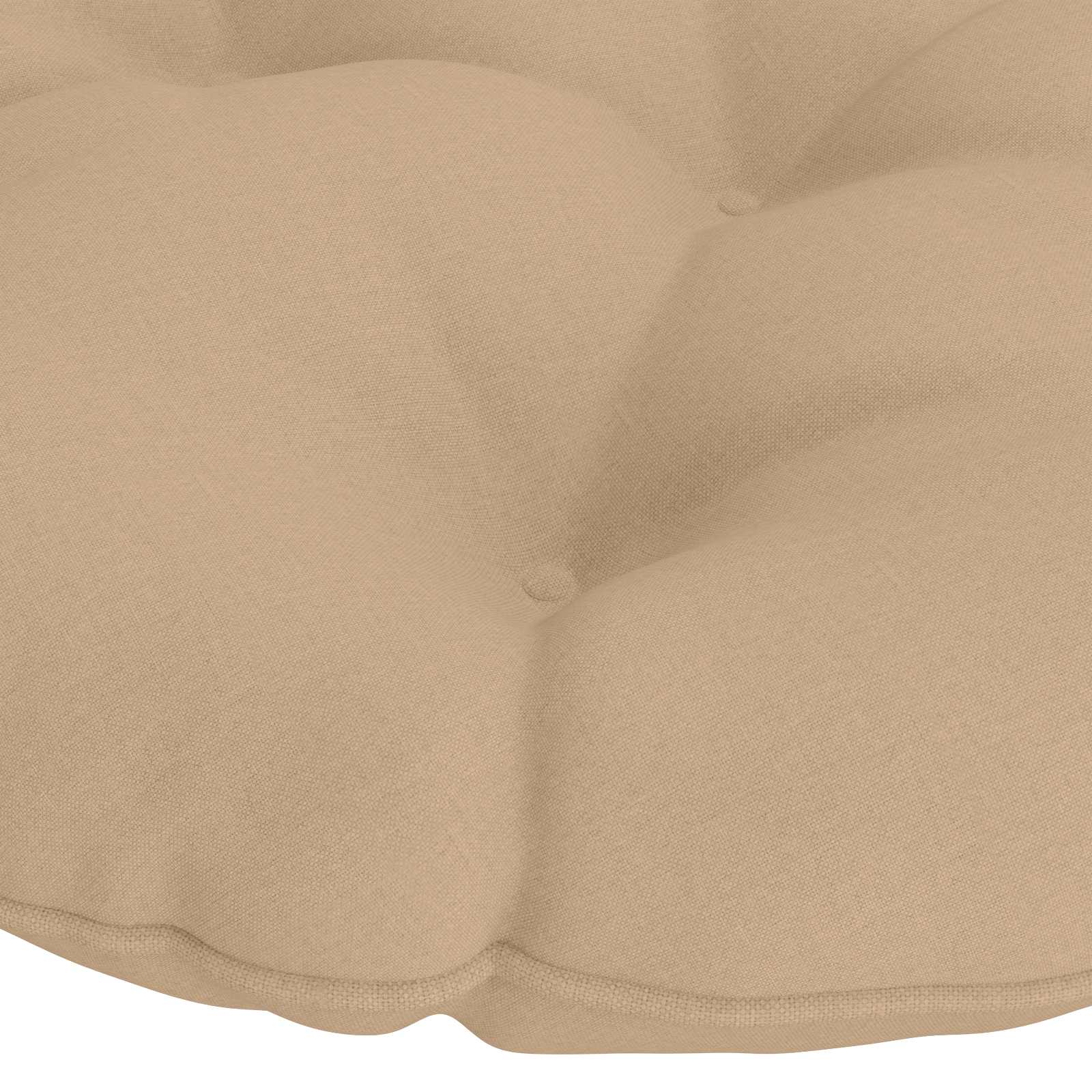 Papasan Stoel Kussen VIANEN 100% Polyester Zand Ø 100 x 12 cm image 3