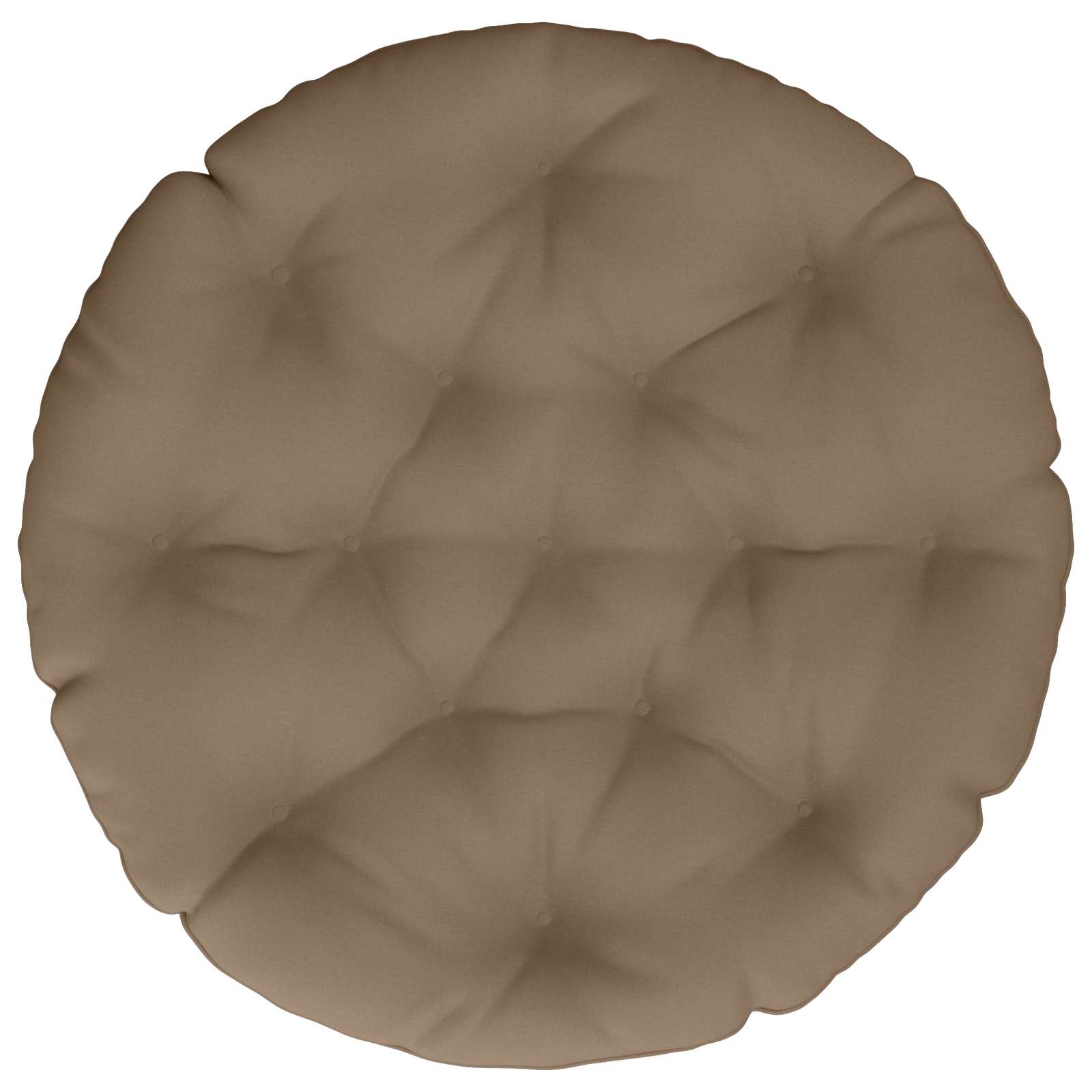 Hangstoel Kussen VIANEN 100% Polyester Taupe Ø 80 x 12 cm image 2