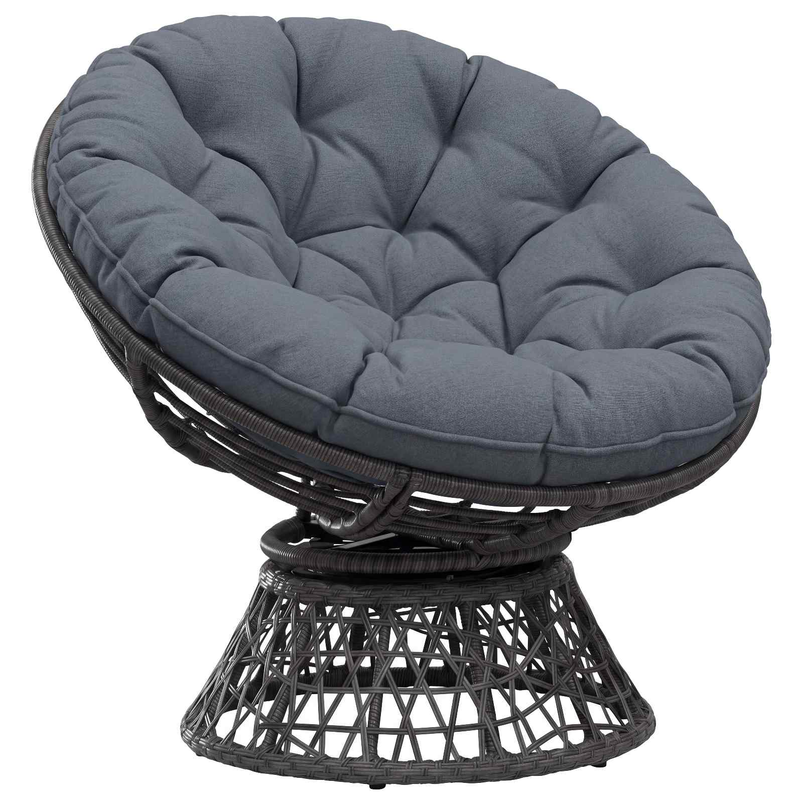 Hangstoel Kussen VIANEN 100% Polyester Blauw Ø 80 x 12 cm image 3