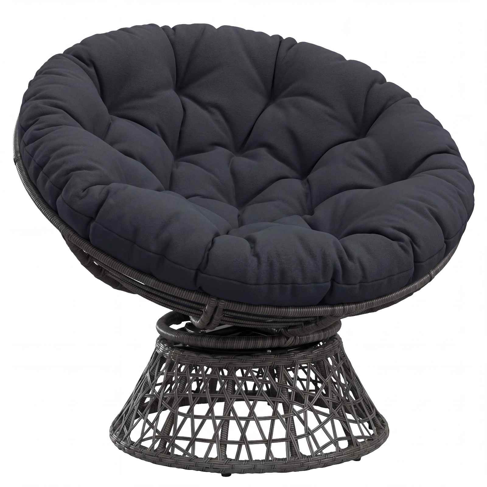 Hangstoel Kussen VIANEN 100% Polyester Donkerblauw Ø 80 x 12 cm image 3