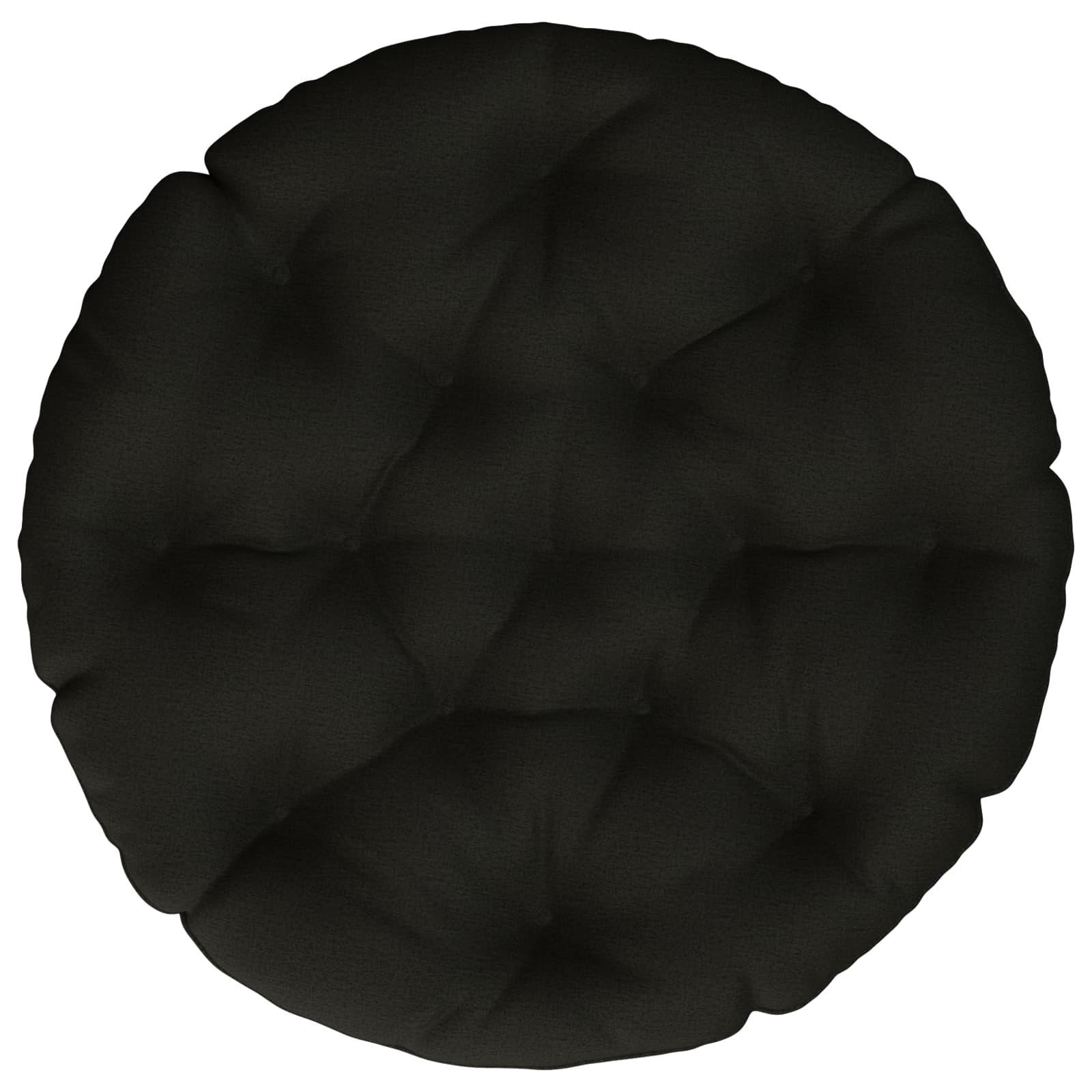 Hangstoel Kussen VIANEN 100% Polyester Zwart Ø 80 x 12 cm image 2