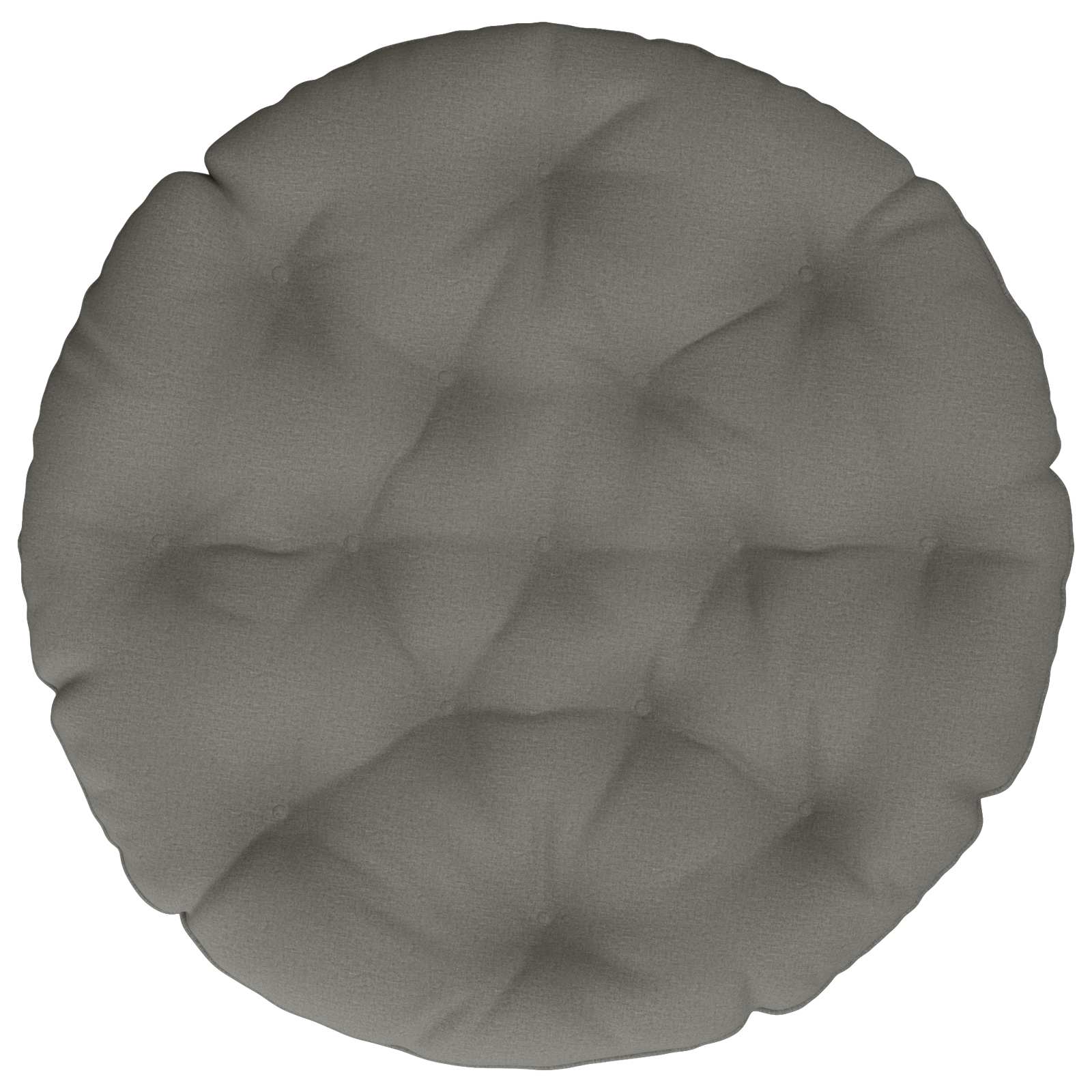 vidaXL Hangstoel Kussen VIANEN 100% Polyester Grijs Ø 80 x 12 cm, foto 4