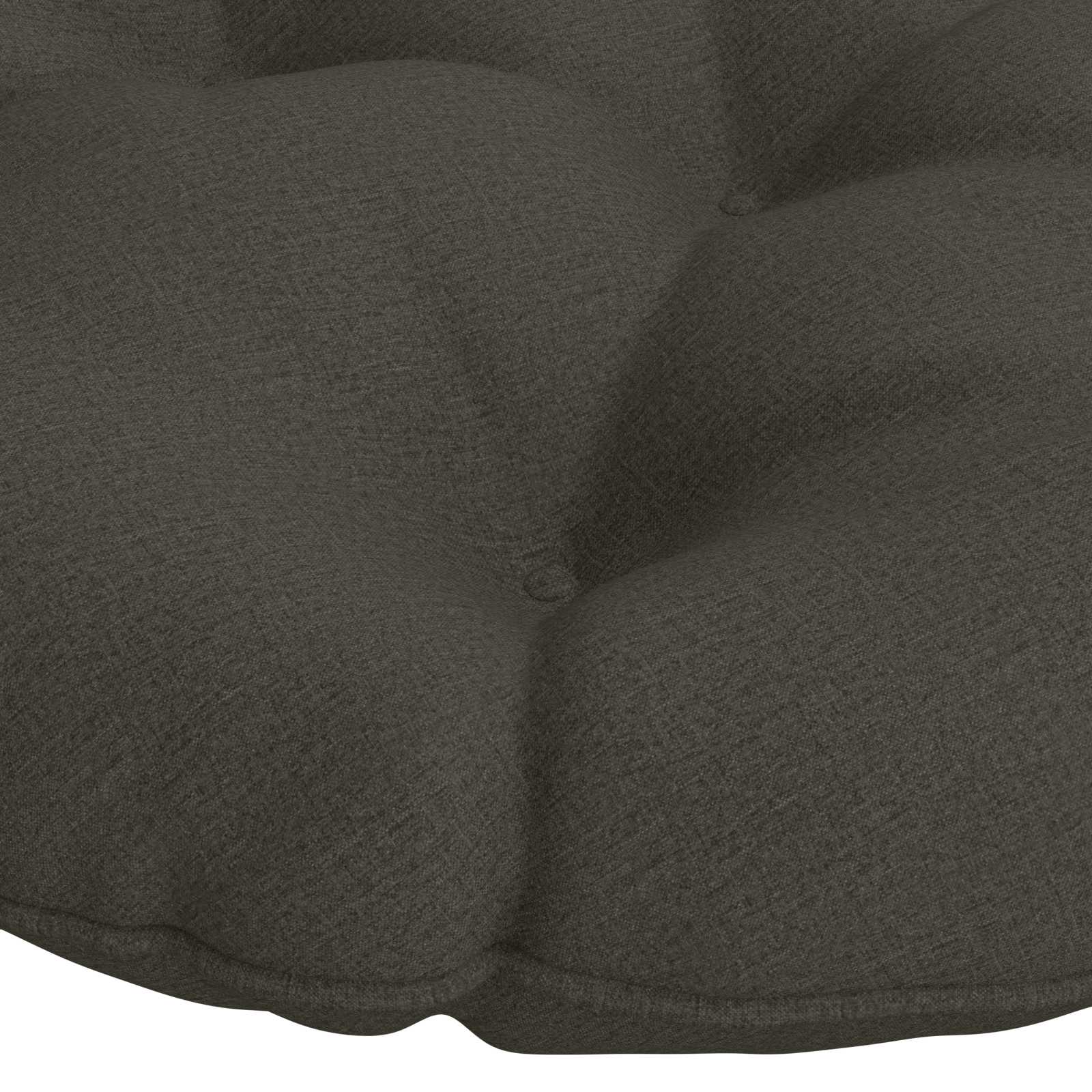 Hangstoel Kussen VIANEN 100% Polyester Antraciet Ø 50 x 10 cm image 3