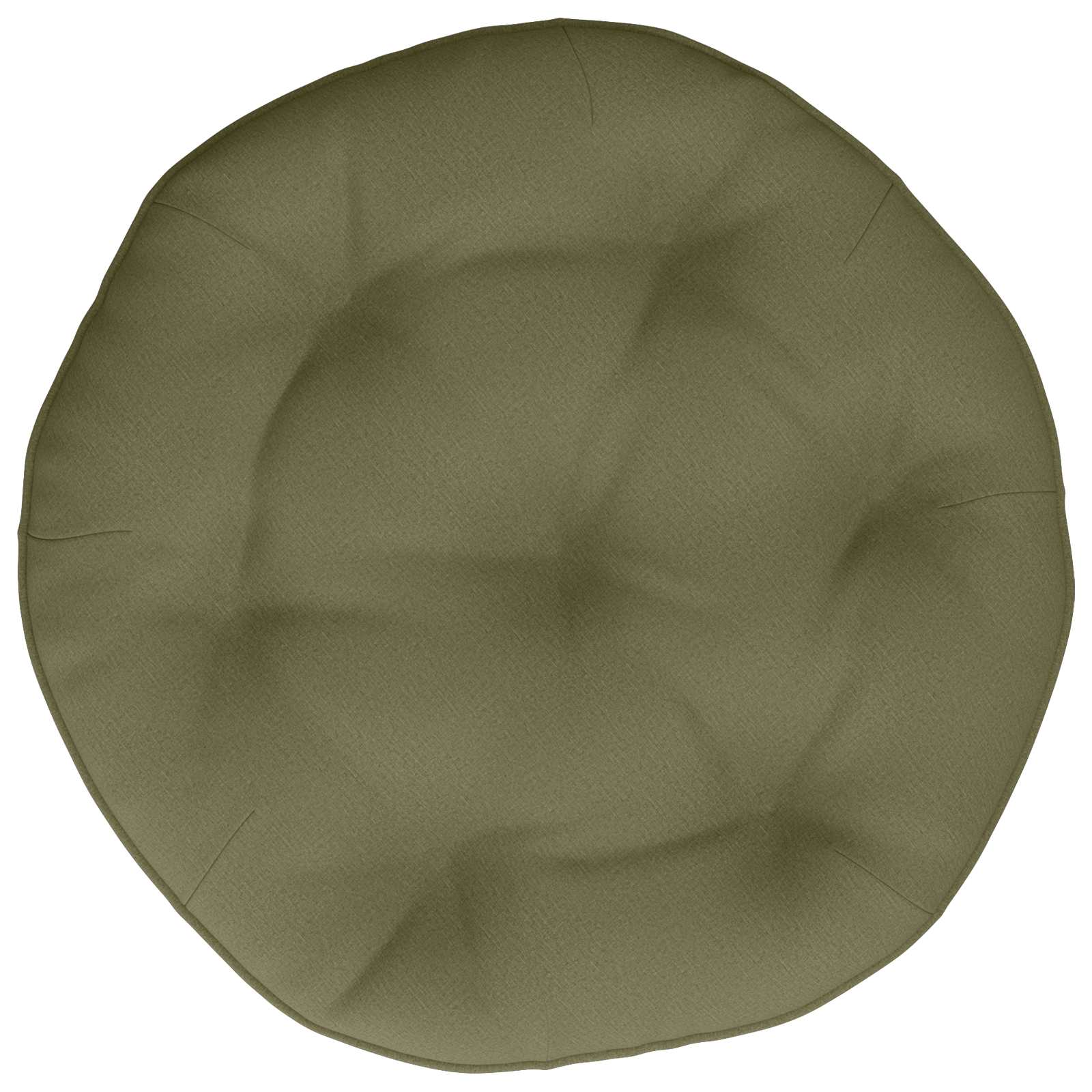 Hangstoel Kussen VIANEN 100% Polyester Olijfgroen Ø 45 x 10 cm image 2